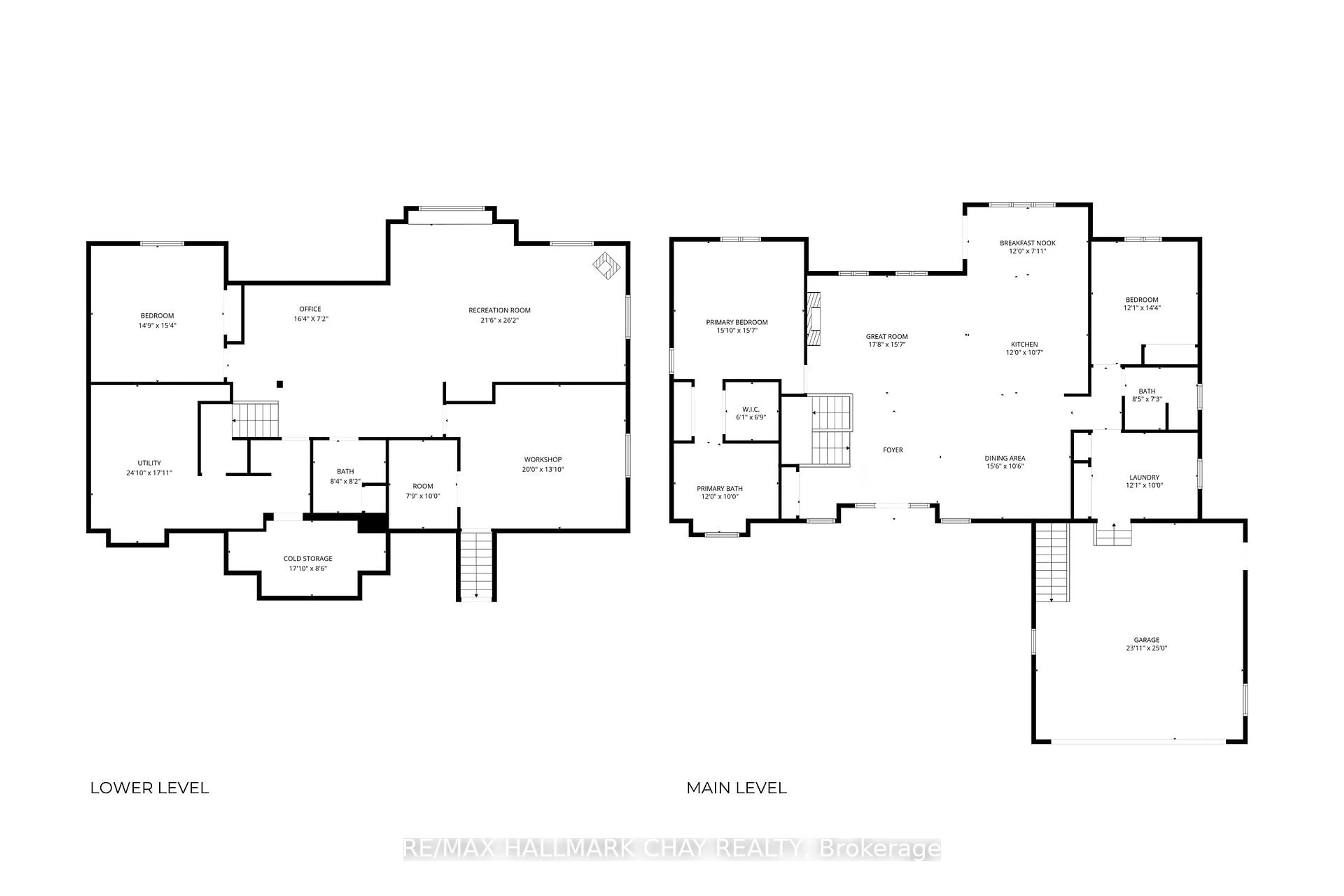 Floor plan for 16 Chestnut Lane, Oro-Medonte Ontario L0L 2L0