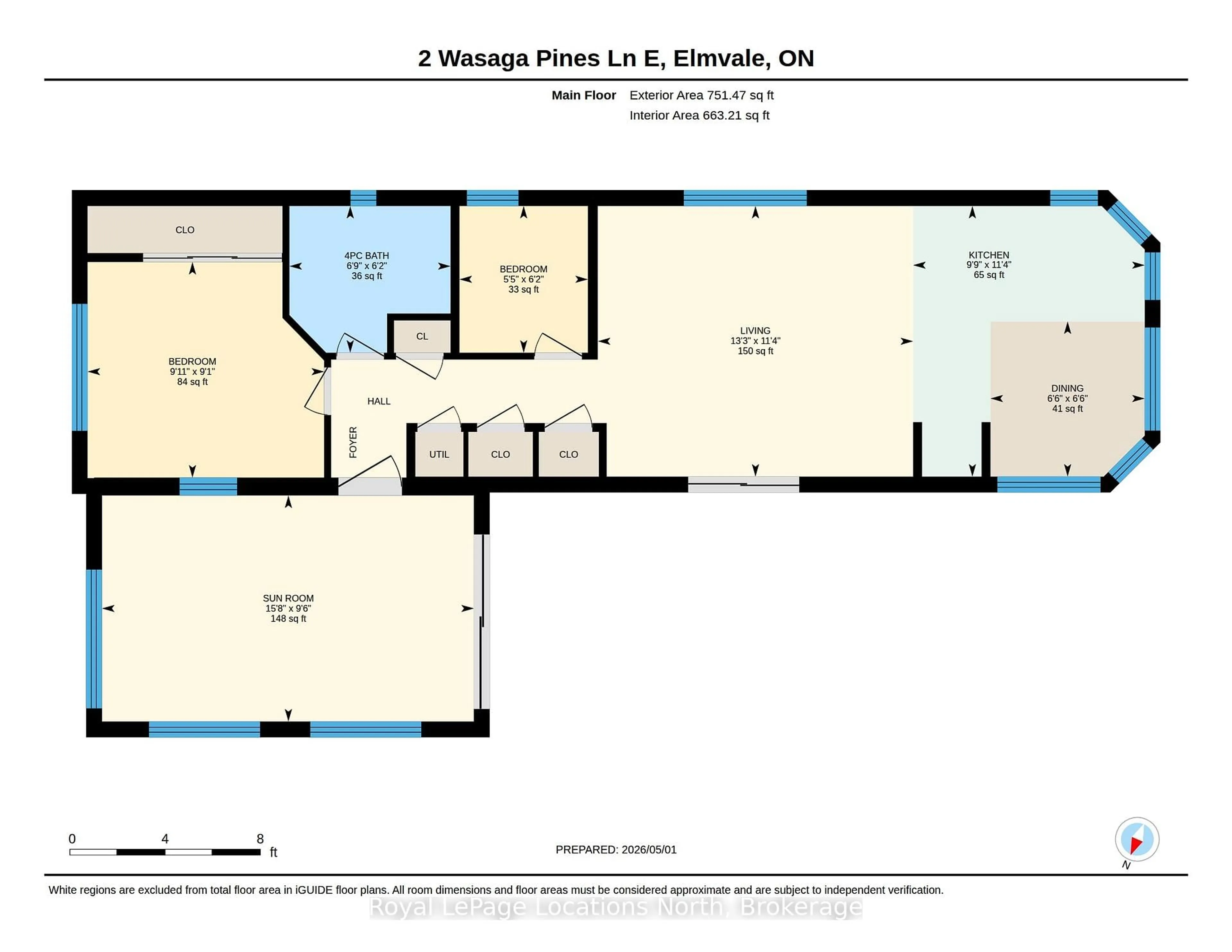 Floor plan for 2 Wasaga Pines Lane, Springwater Ontario L0L 1P0