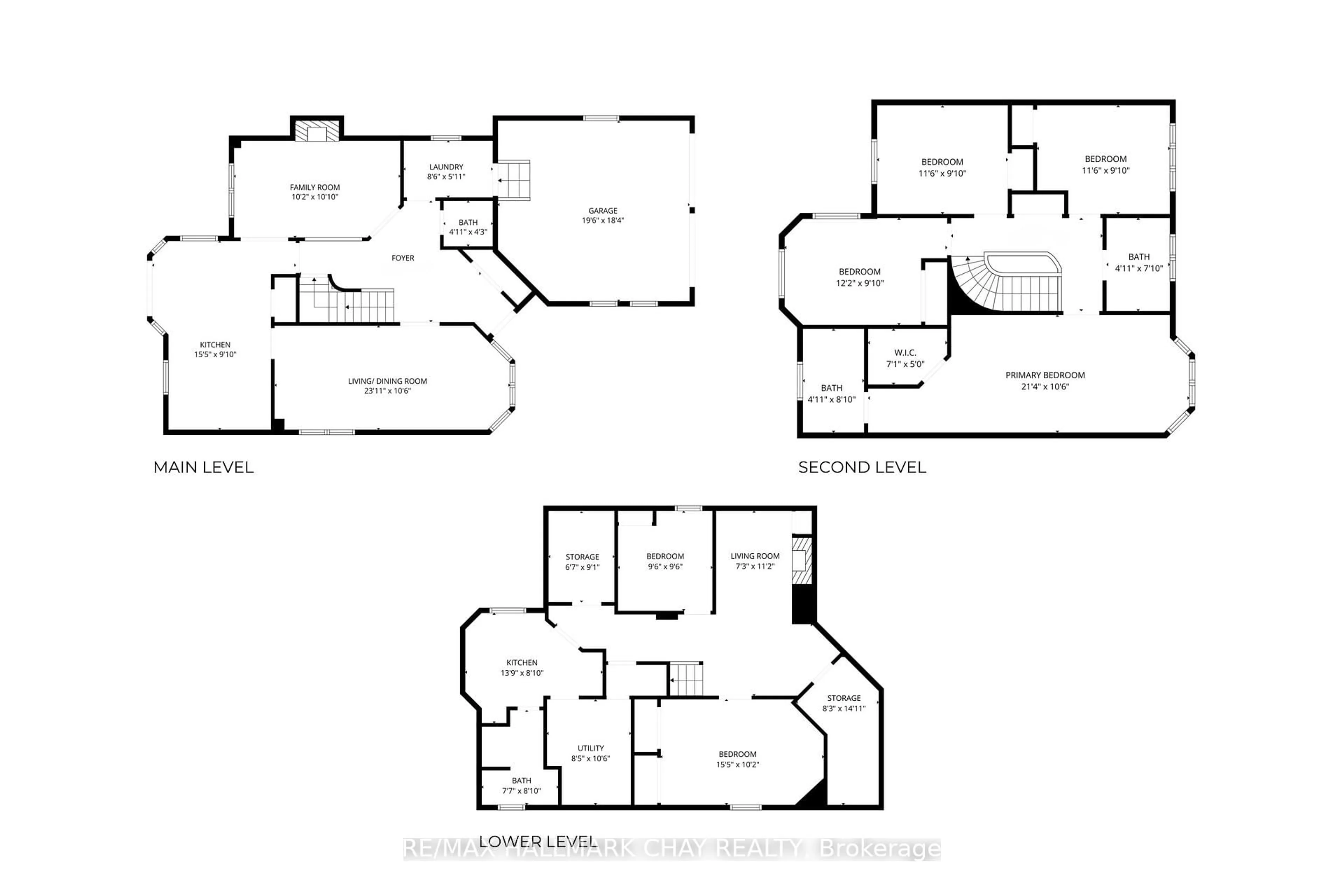 Floor plan for 57 VIOLET St, Barrie Ontario L4N 9N3