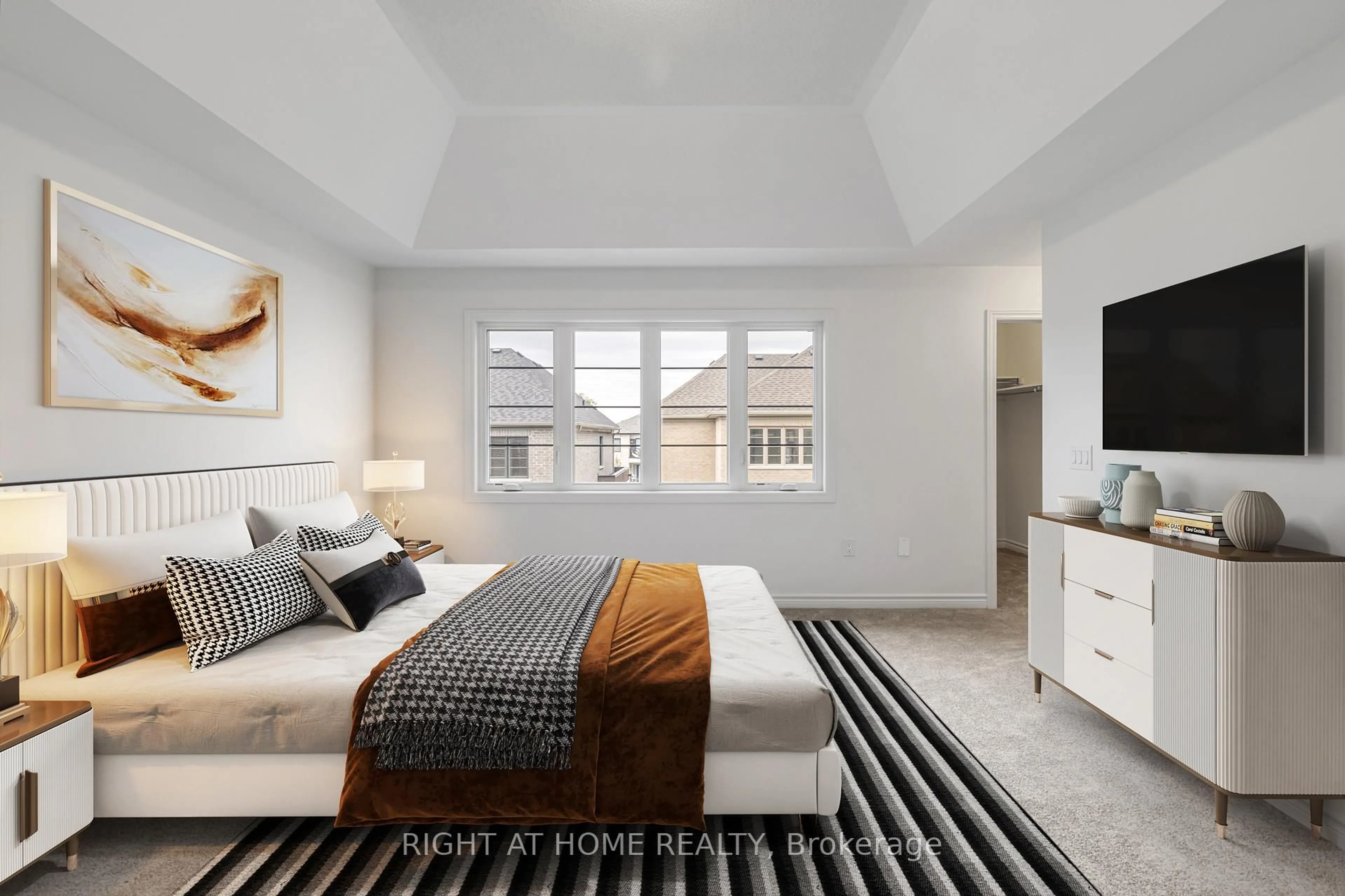 Bedroom with bed, unknown for 8 Daisy St, Springwater Ontario L9X 2C5
