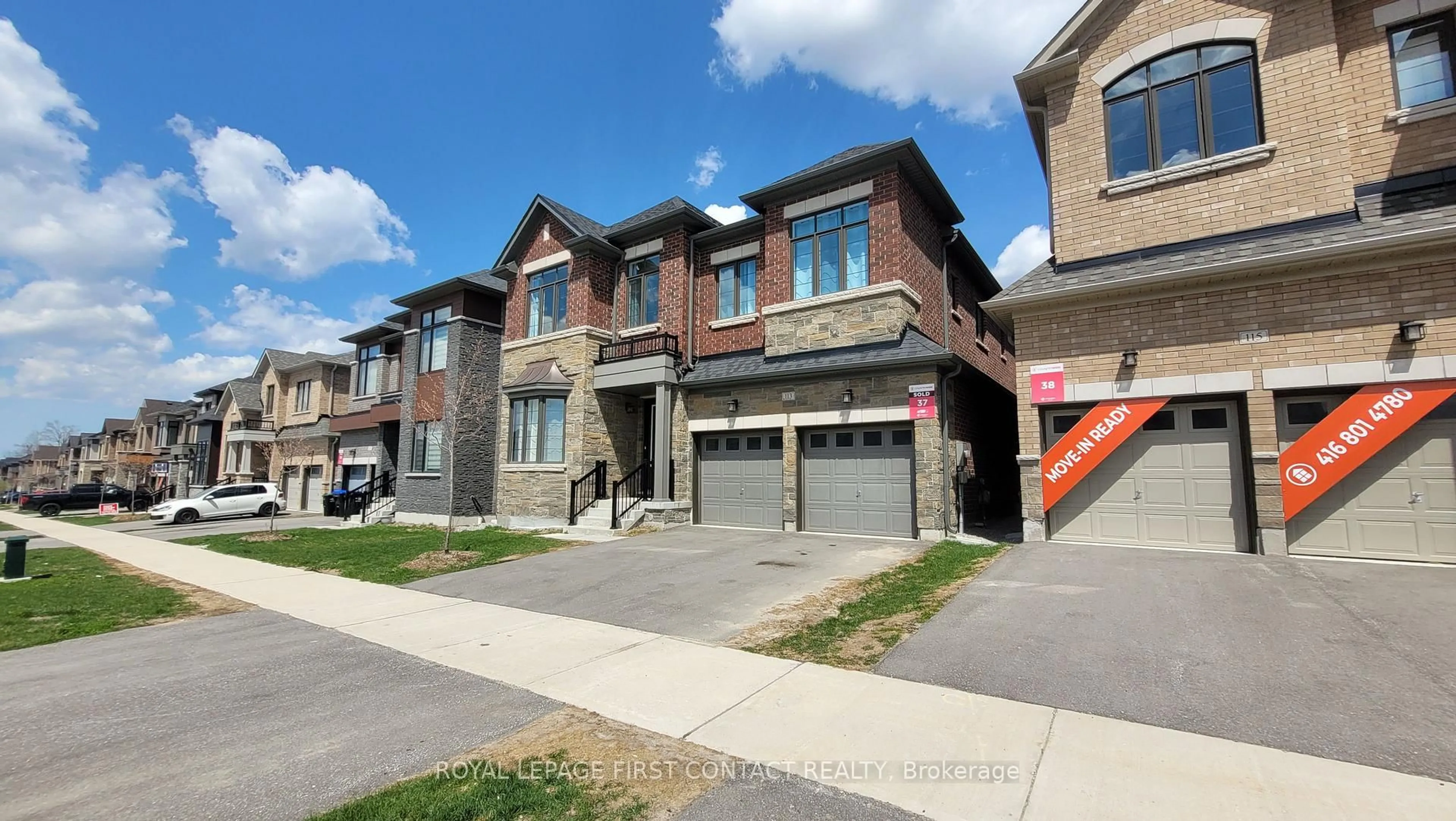 Home with brick exterior material, street for 113 Bearberry Rd, Springwater Ontario L0L 1Y3