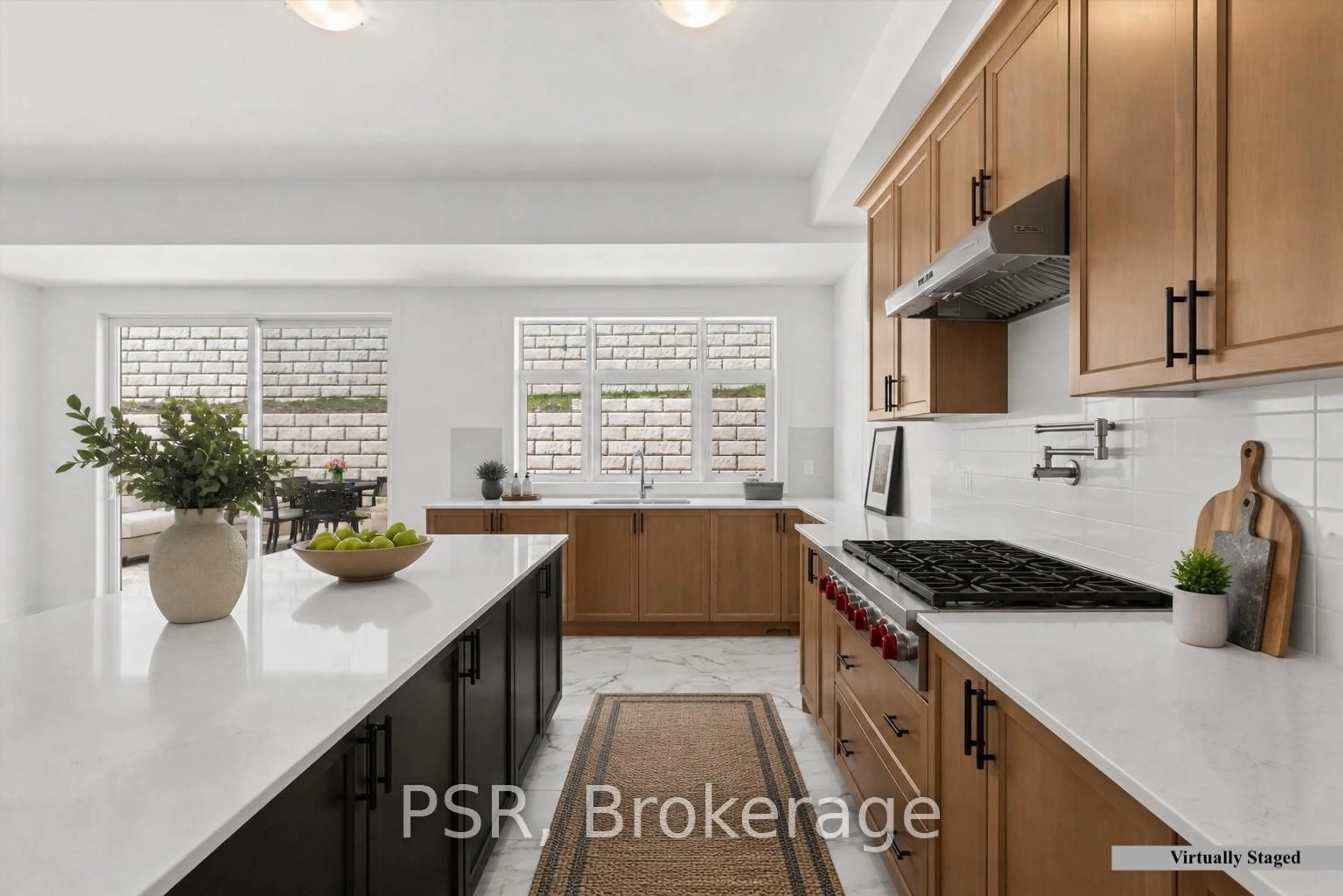 Open concept kitchen, ceramic/tile floor for 26 Pearsall Pl, Oro-Medonte Ontario L0L 2L0