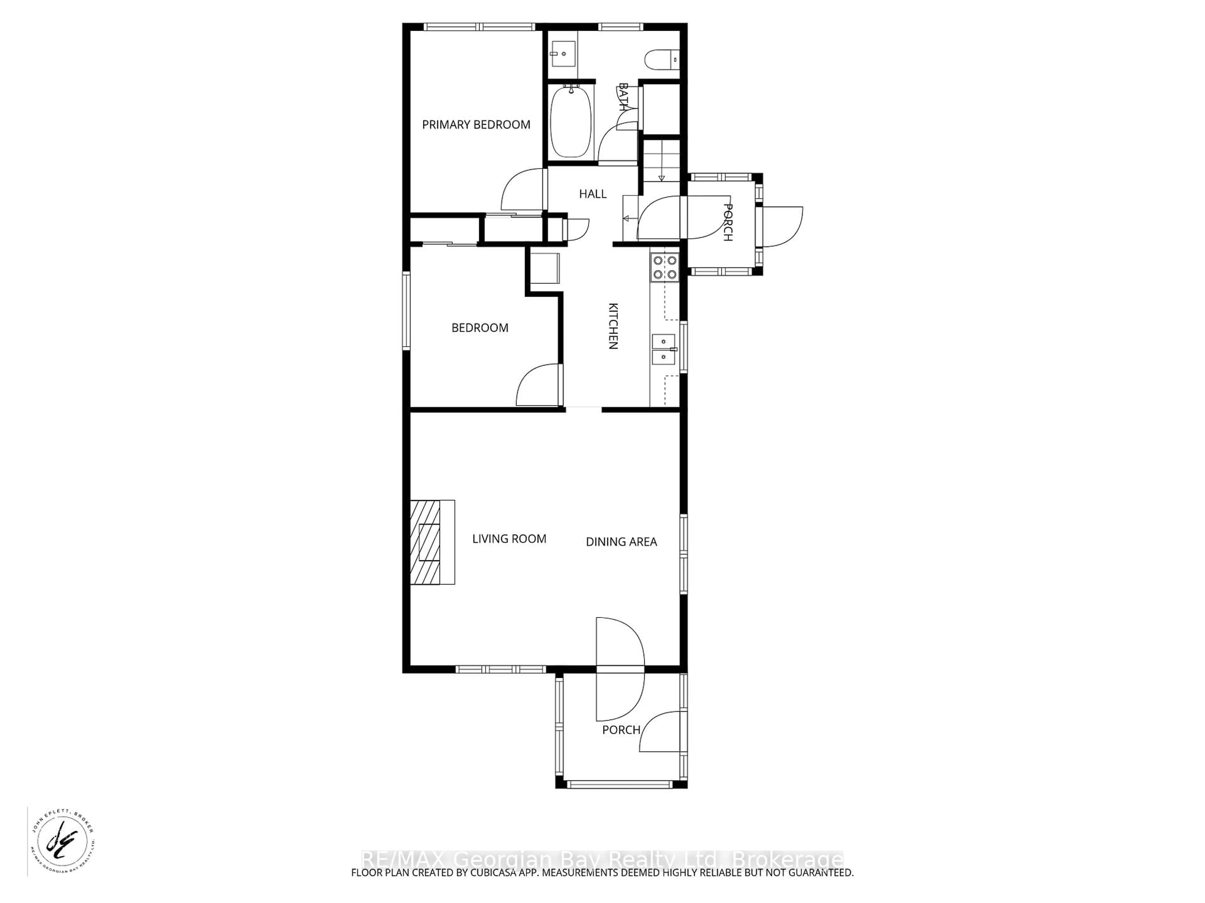 Floor plan for 215 Palmer St, Tay Ontario L0K 2C0