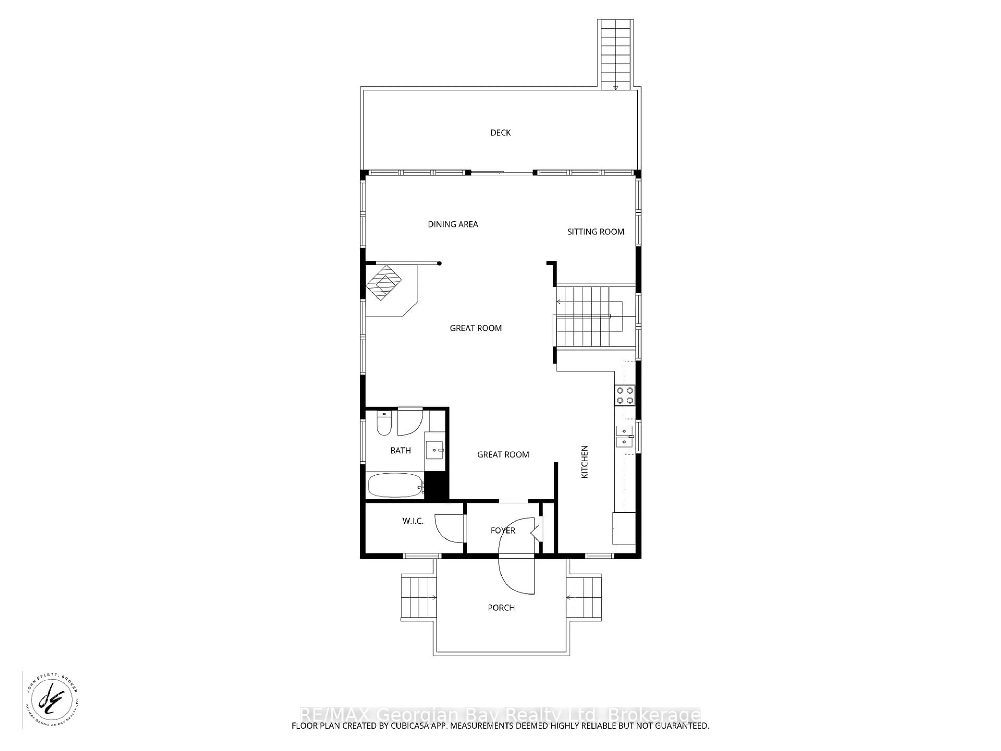 Floor plan for 12 Robins Point Rd, Tay Ontario L0K 2A0