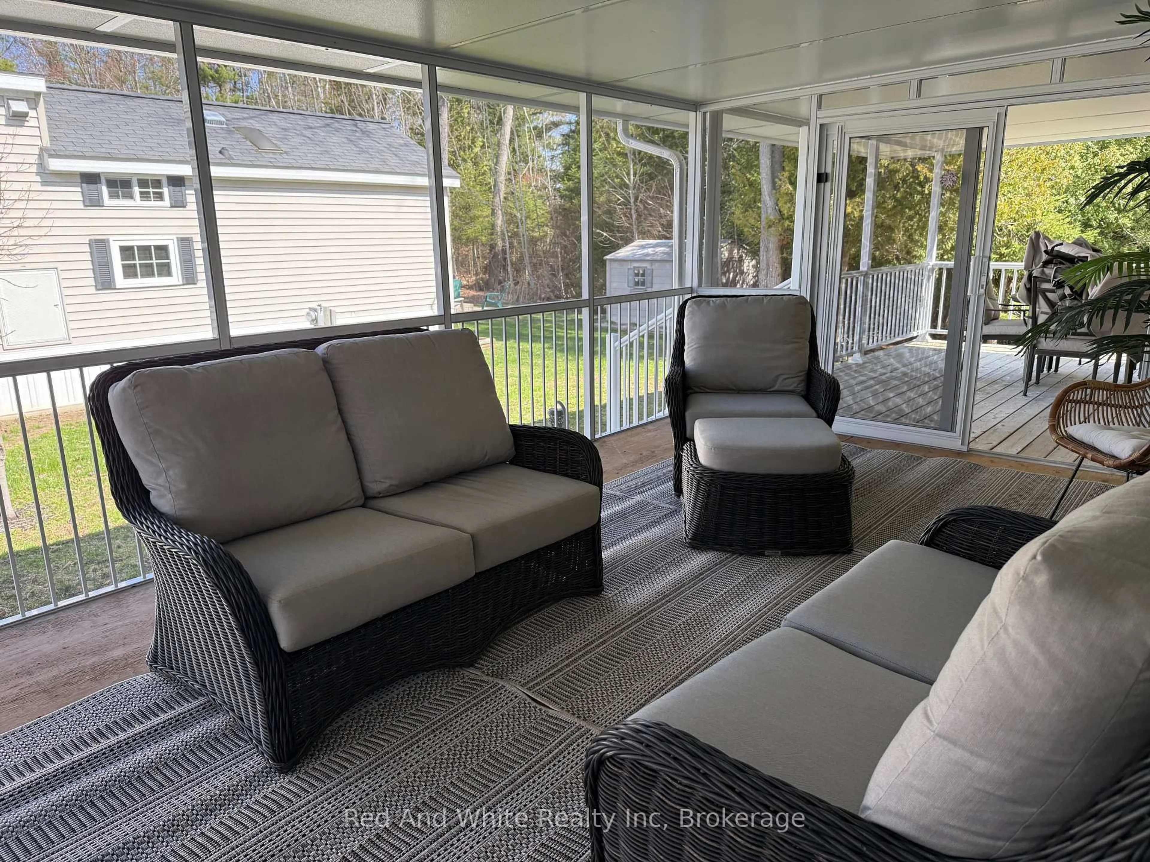 Patio, water/lake/river/ocean view for 103 Madawaska Tr, Wasaga Beach Ontario L9Z 1X7
