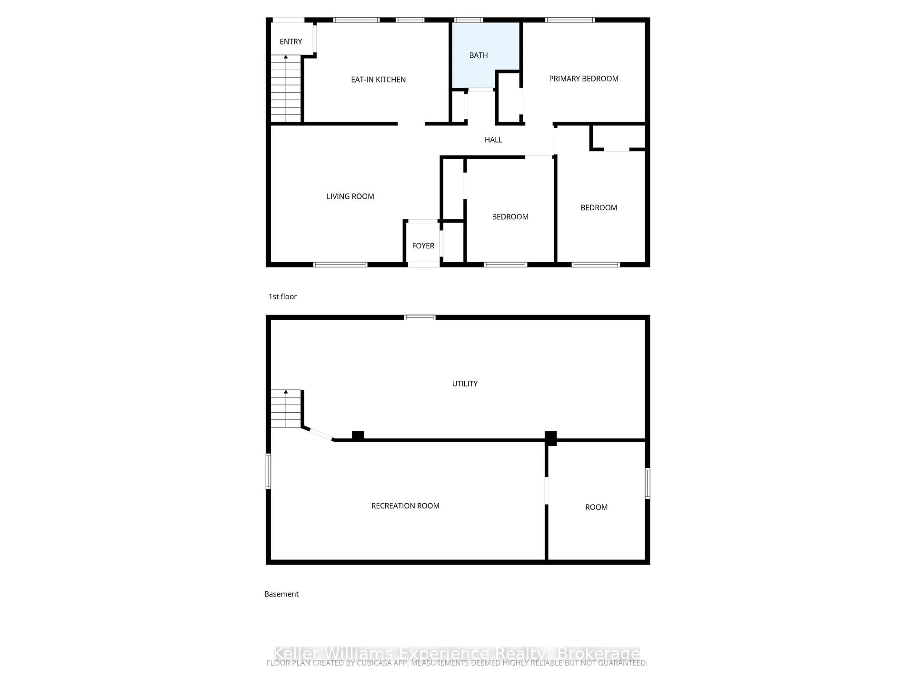 Floor plan for 316 HANLY St, Midland Ontario L4R 2N9