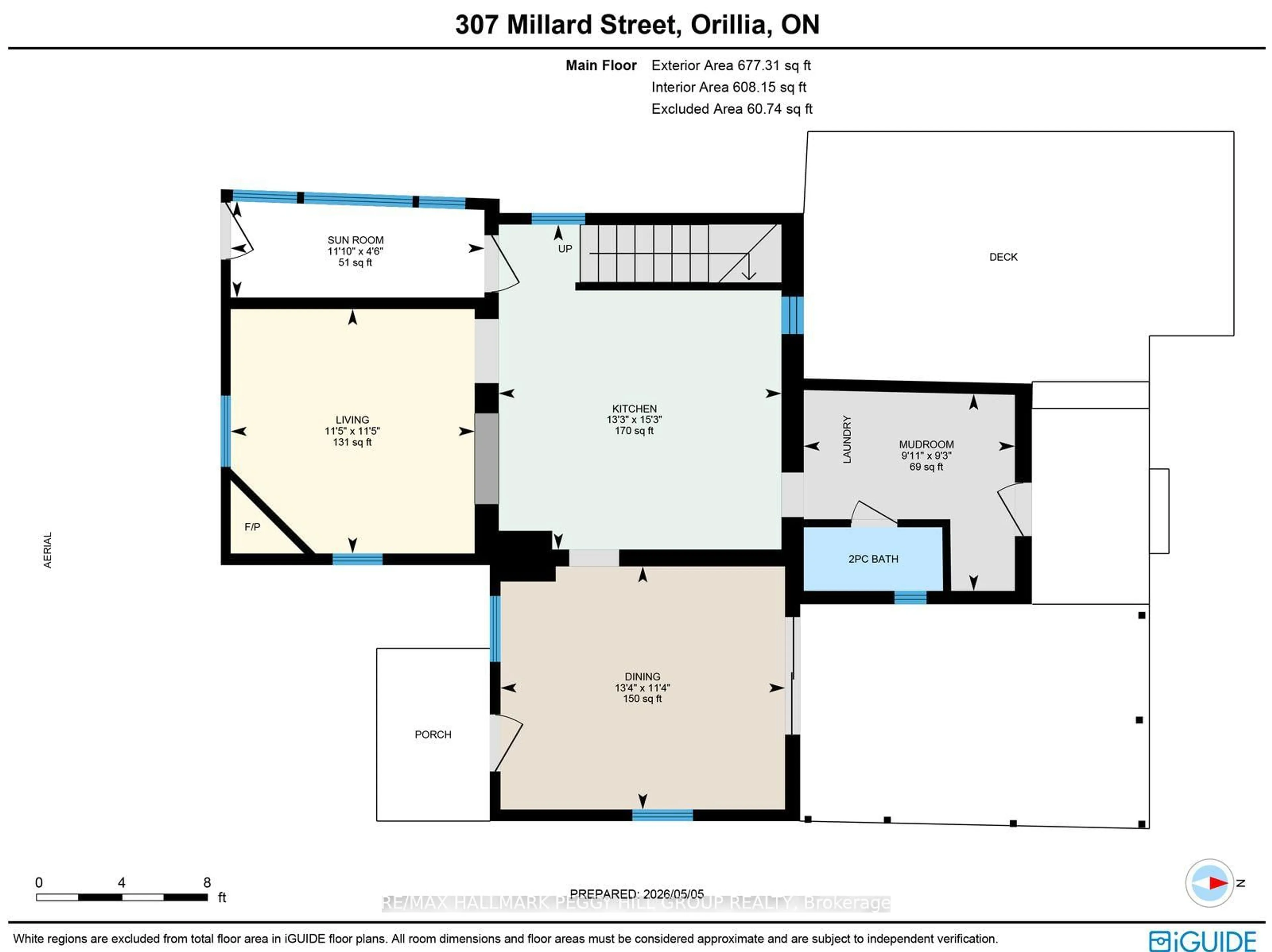 Floor plan for 307 Millard St, Orillia Ontario L3V 4H2