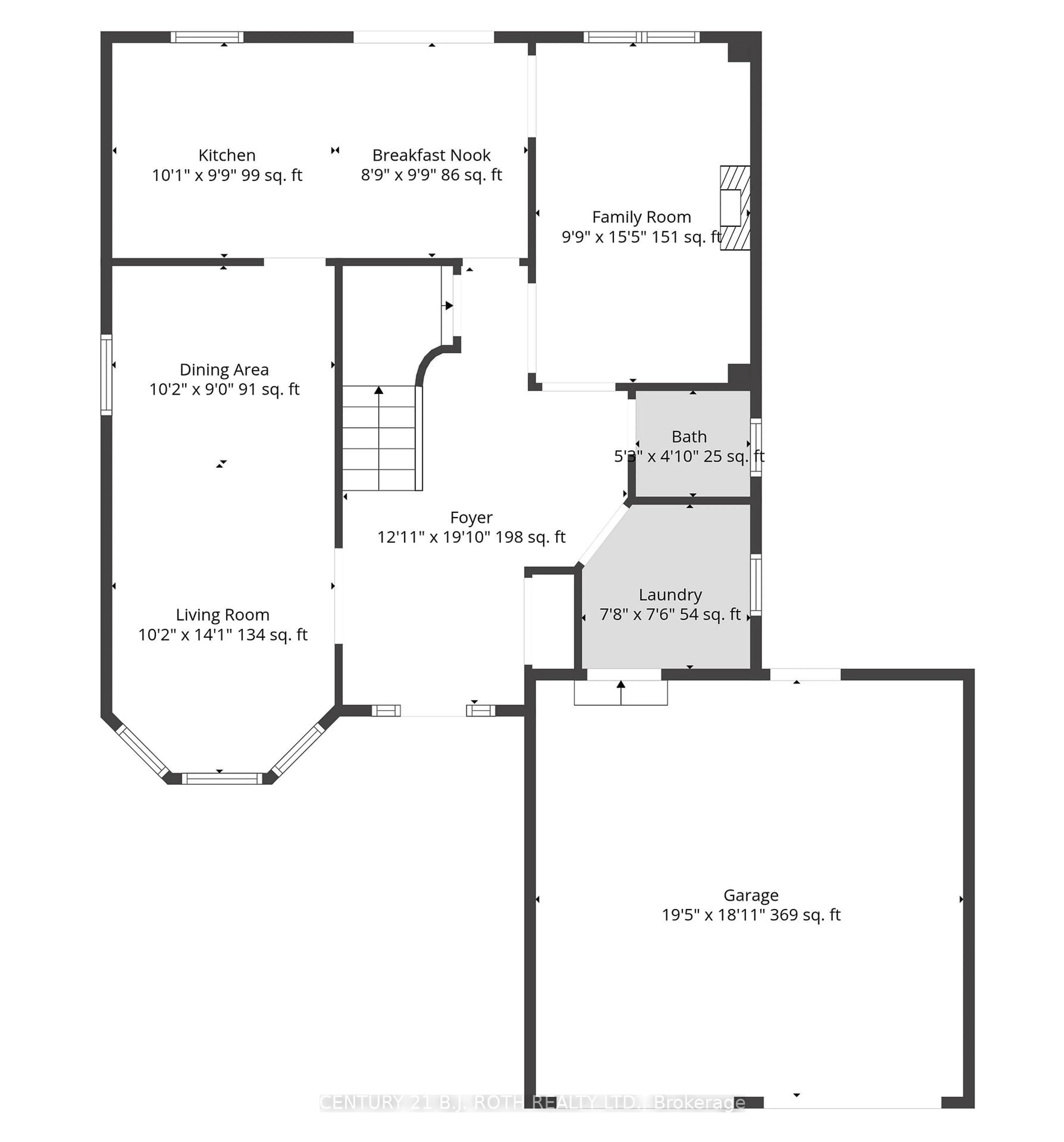 Floor plan for 45 White Elm Rd, Barrie Ontario L4N 0E5