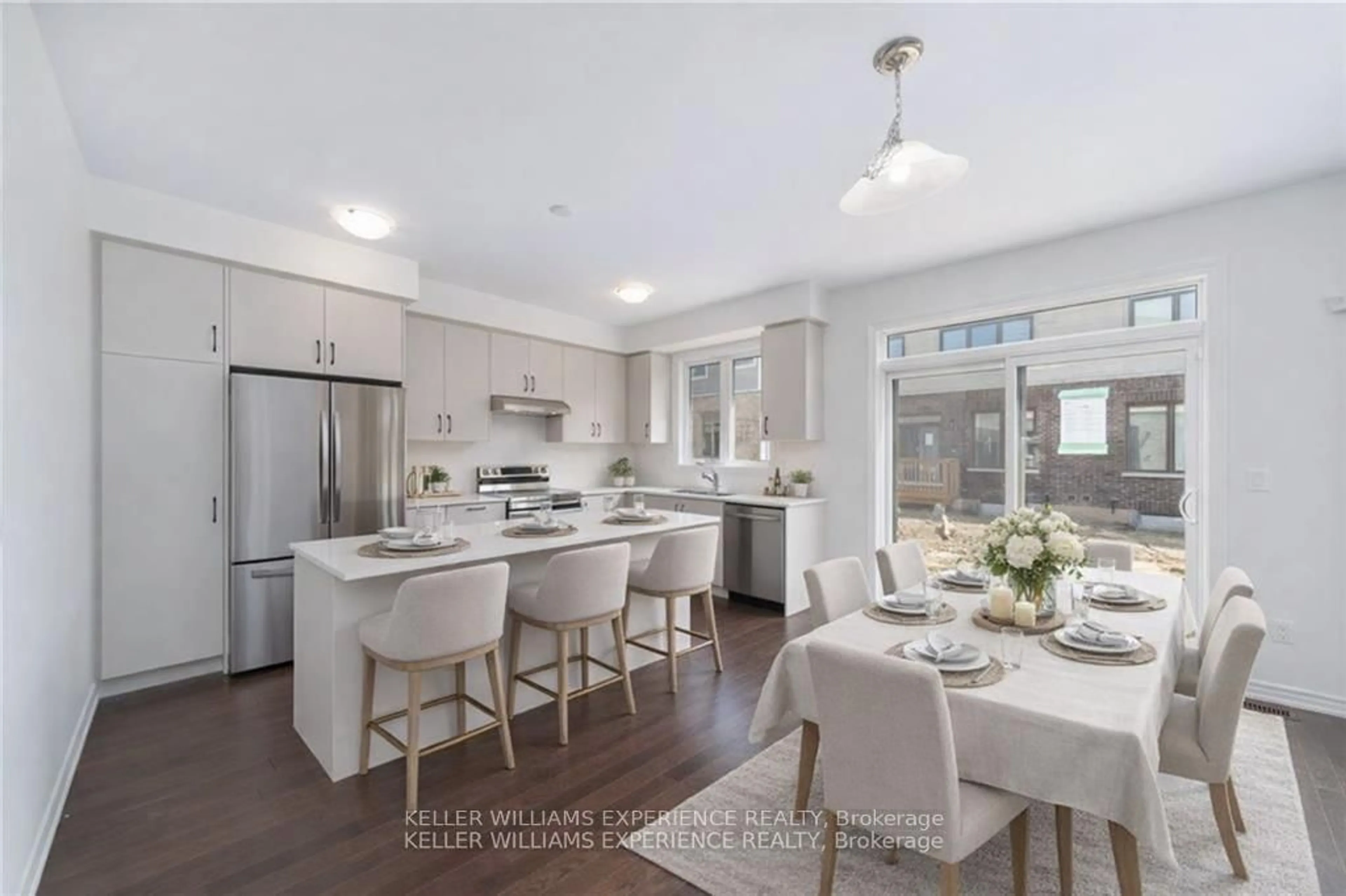 Open concept kitchen, unknown for 60 Gemini Dr, Barrie Ontario L9J 0C3