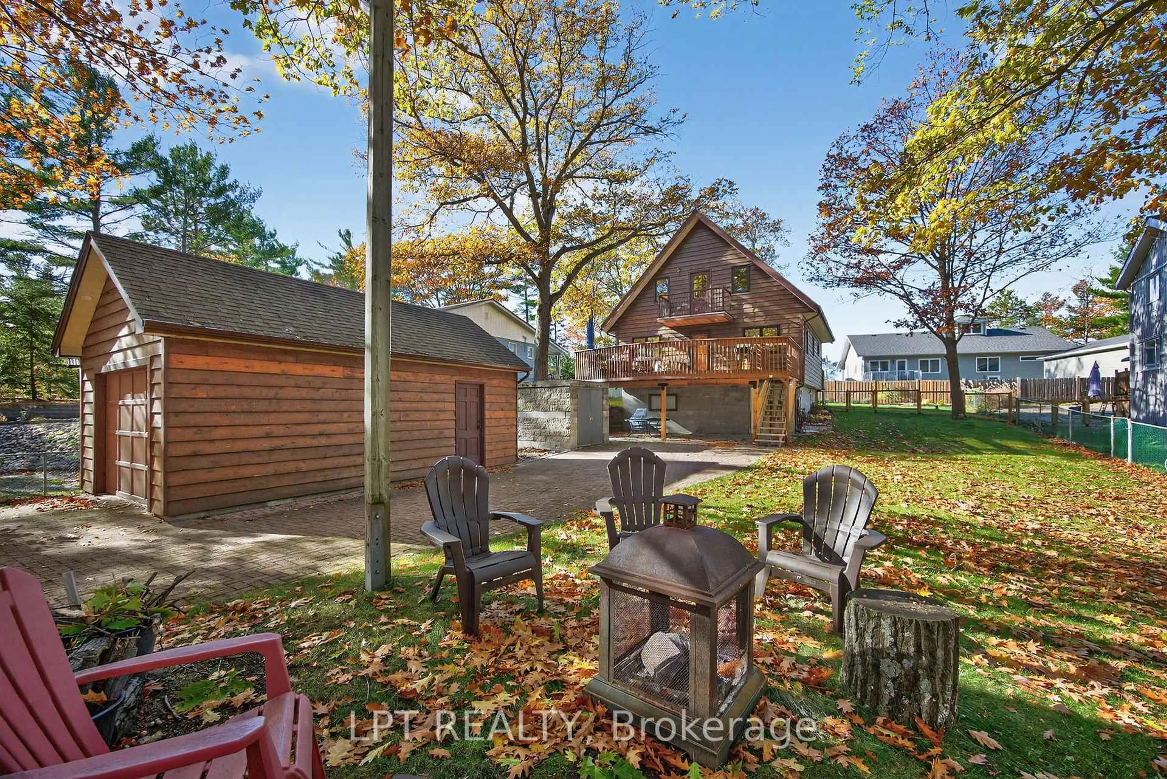 Patio, water/lake/river/ocean view for 154 Park Rd, Tiny Ontario L0L 1P1