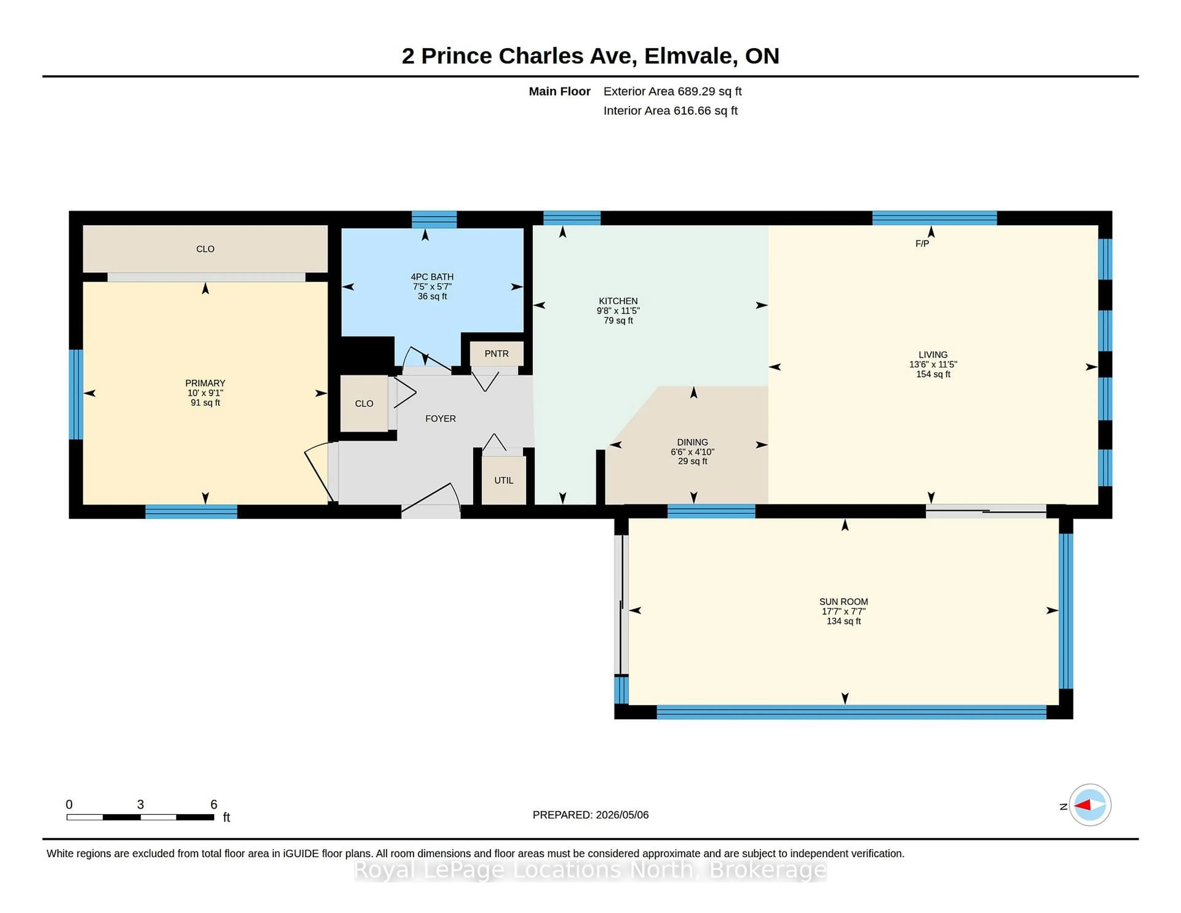 Floor plan for 2 Prince Charles Ave, Springwater Ontario L0L 1P0