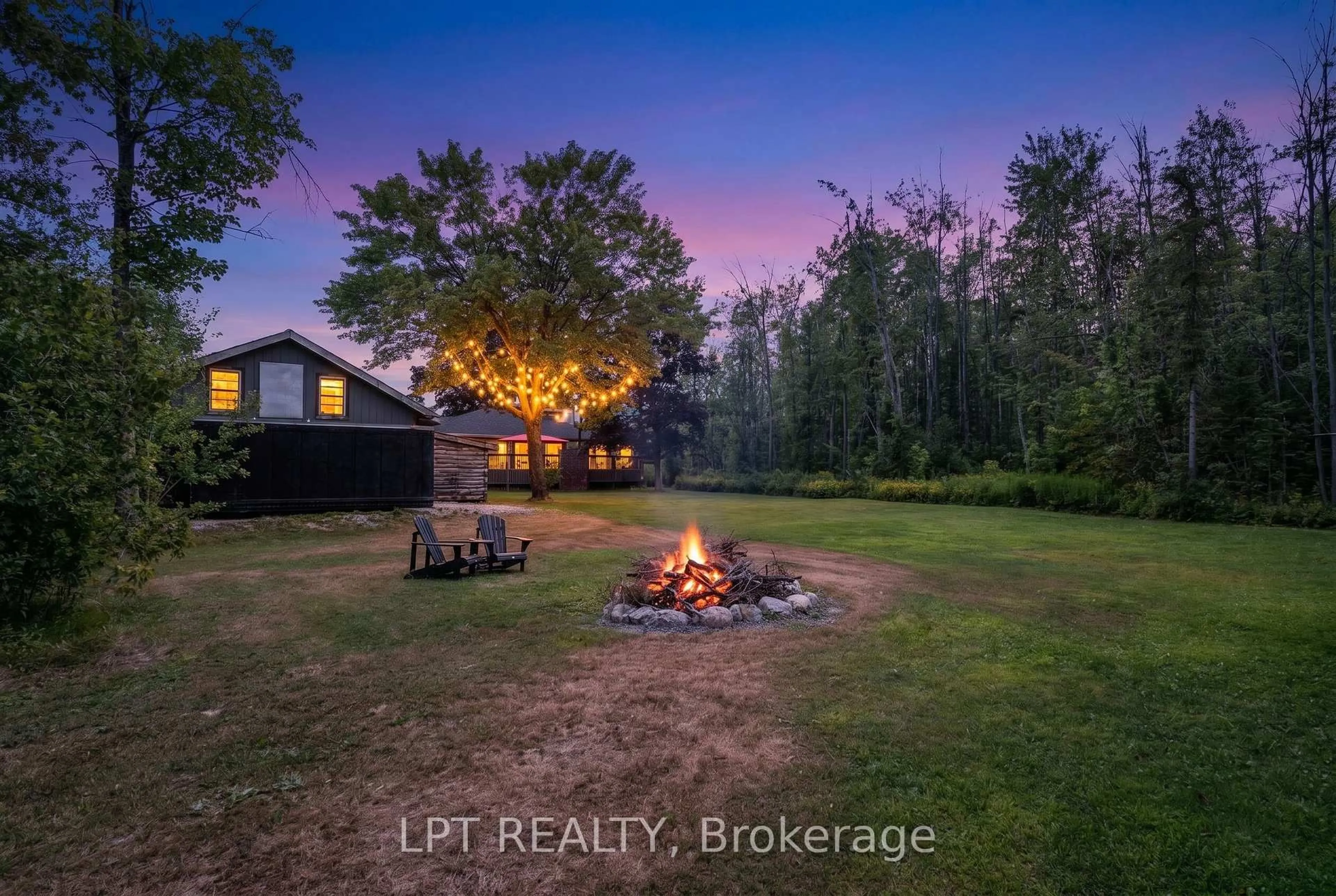 A pic from outside/outdoor area/front of a property/back of a property/a pic from drone, water/lake/river/ocean view for 5514 Highway 11 South, R R 1, Oro-Medonte Ontario L3V 8H2