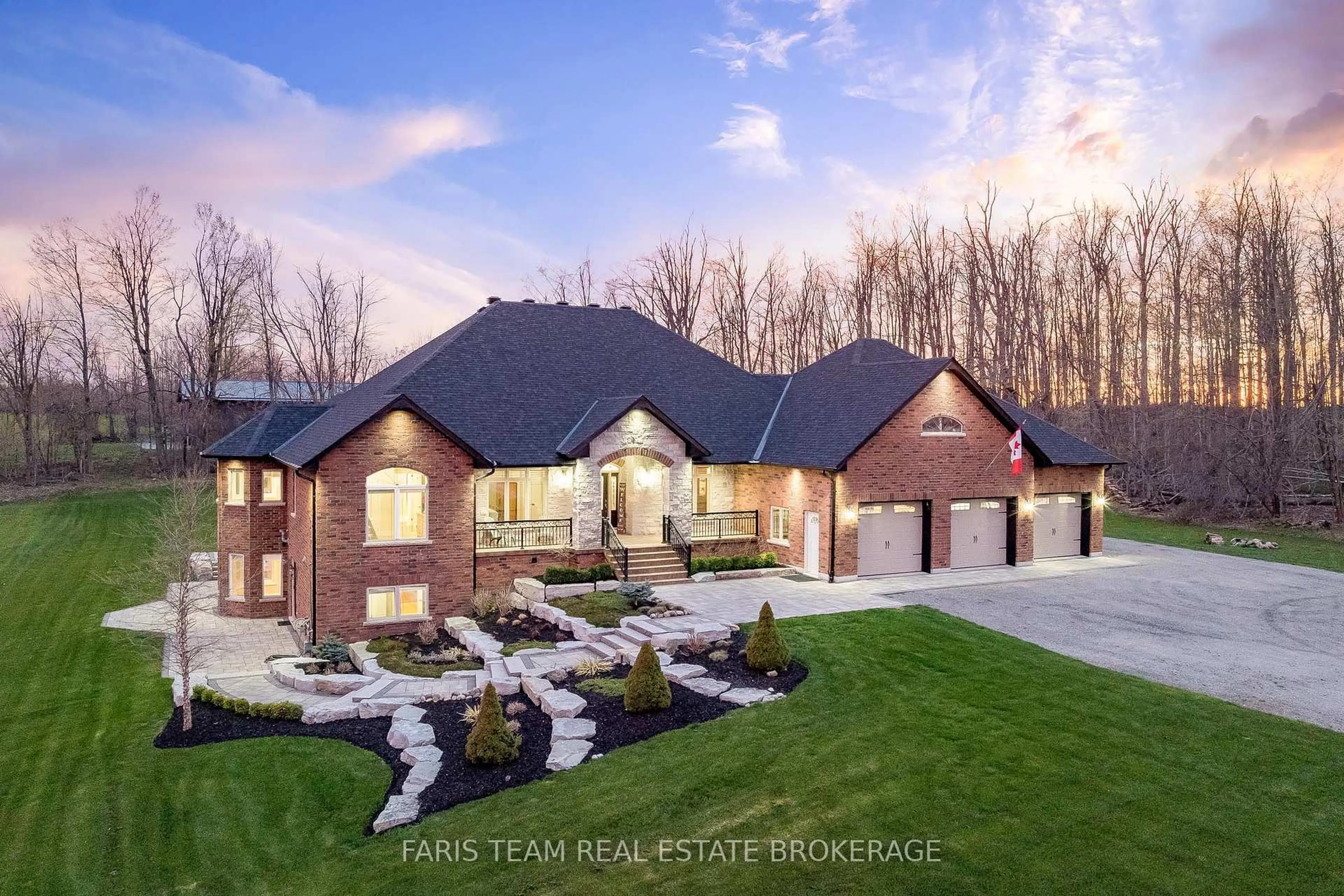 Home with brick exterior material, street for 1450 Line 3, Oro-Medonte Ontario L0L 2L0