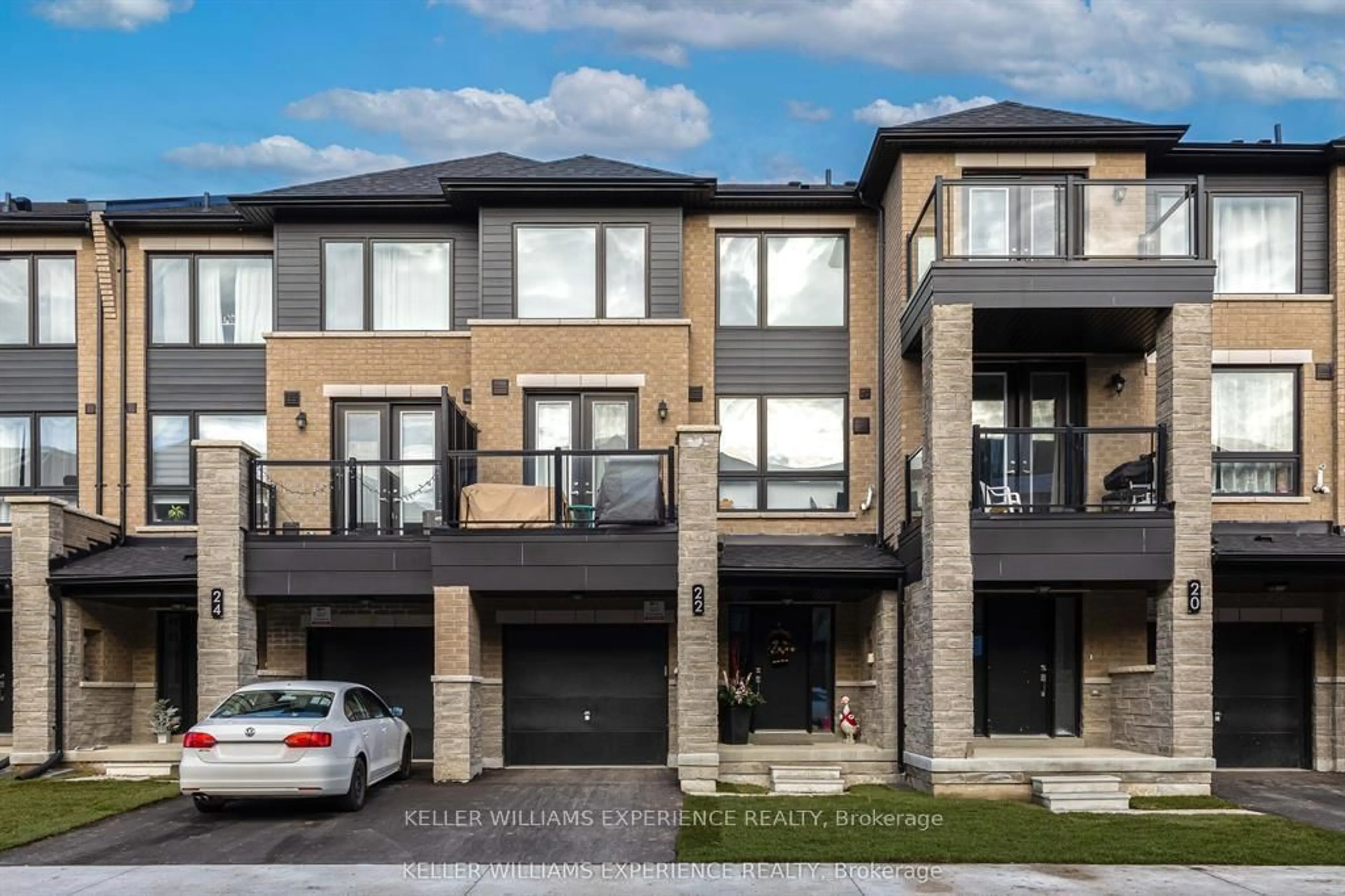 Home with brick exterior material, street for 22 Red Maple Lane, Barrie Ontario L9J 0N4