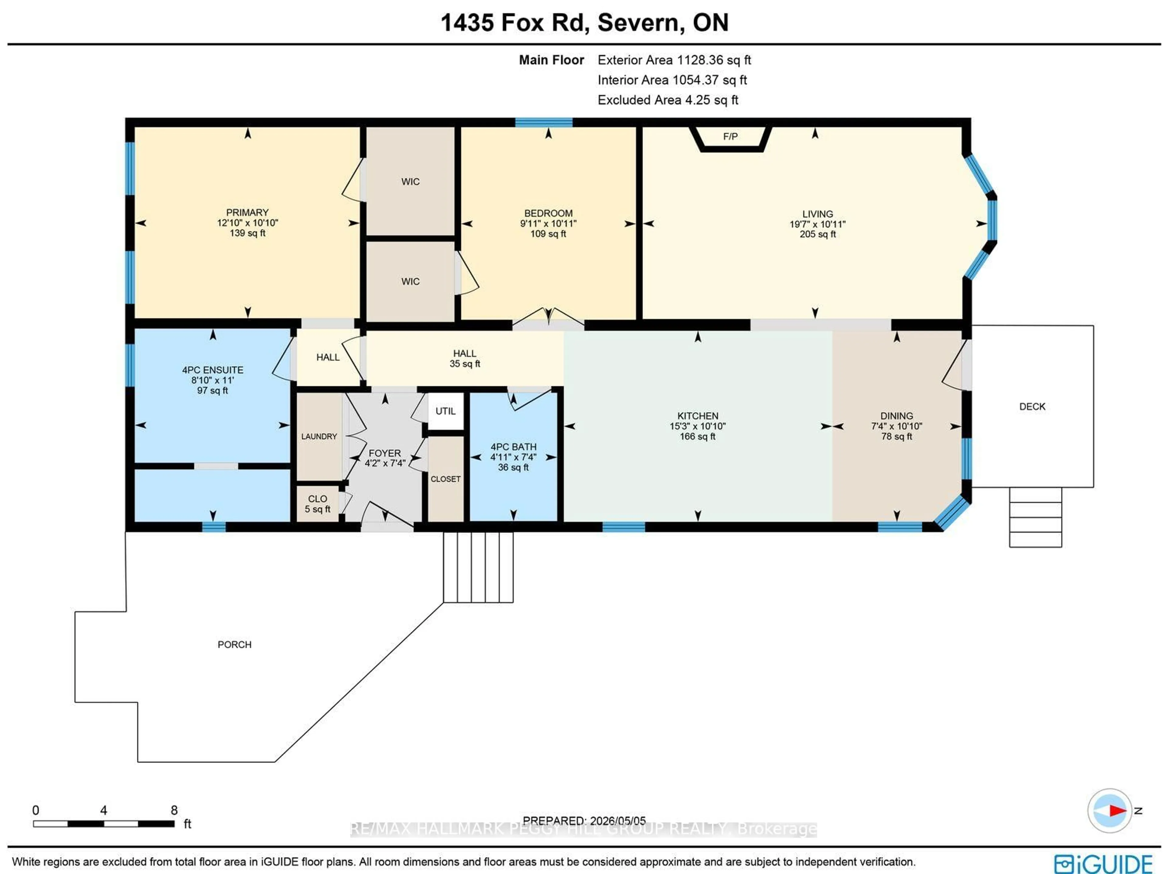 Floor plan for 1435 Fox Rd, Severn Ontario L3V 0V4
