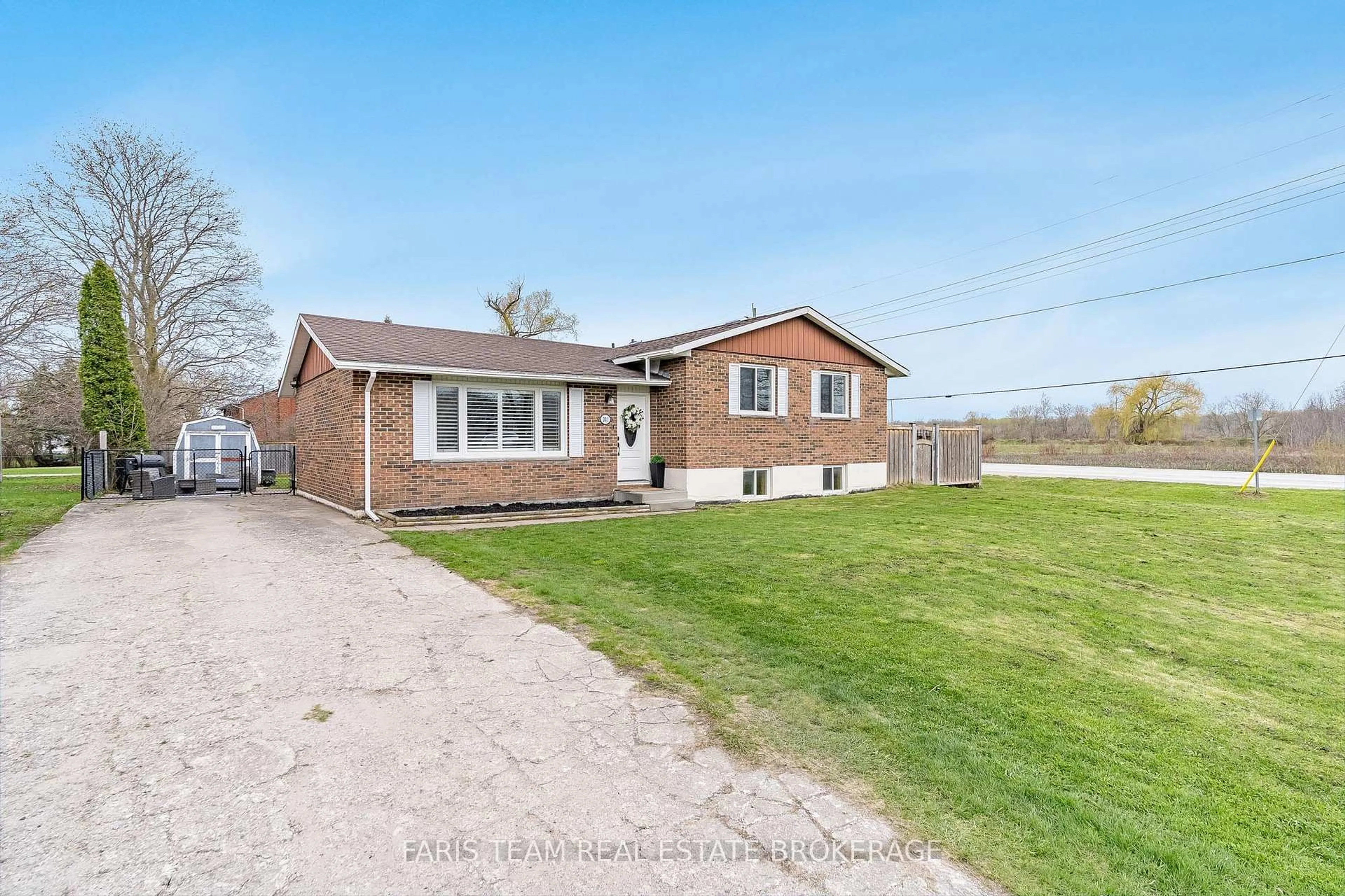 Home with brick exterior material, street for 201 Christopher St, Clearview Ontario L0M 1S0