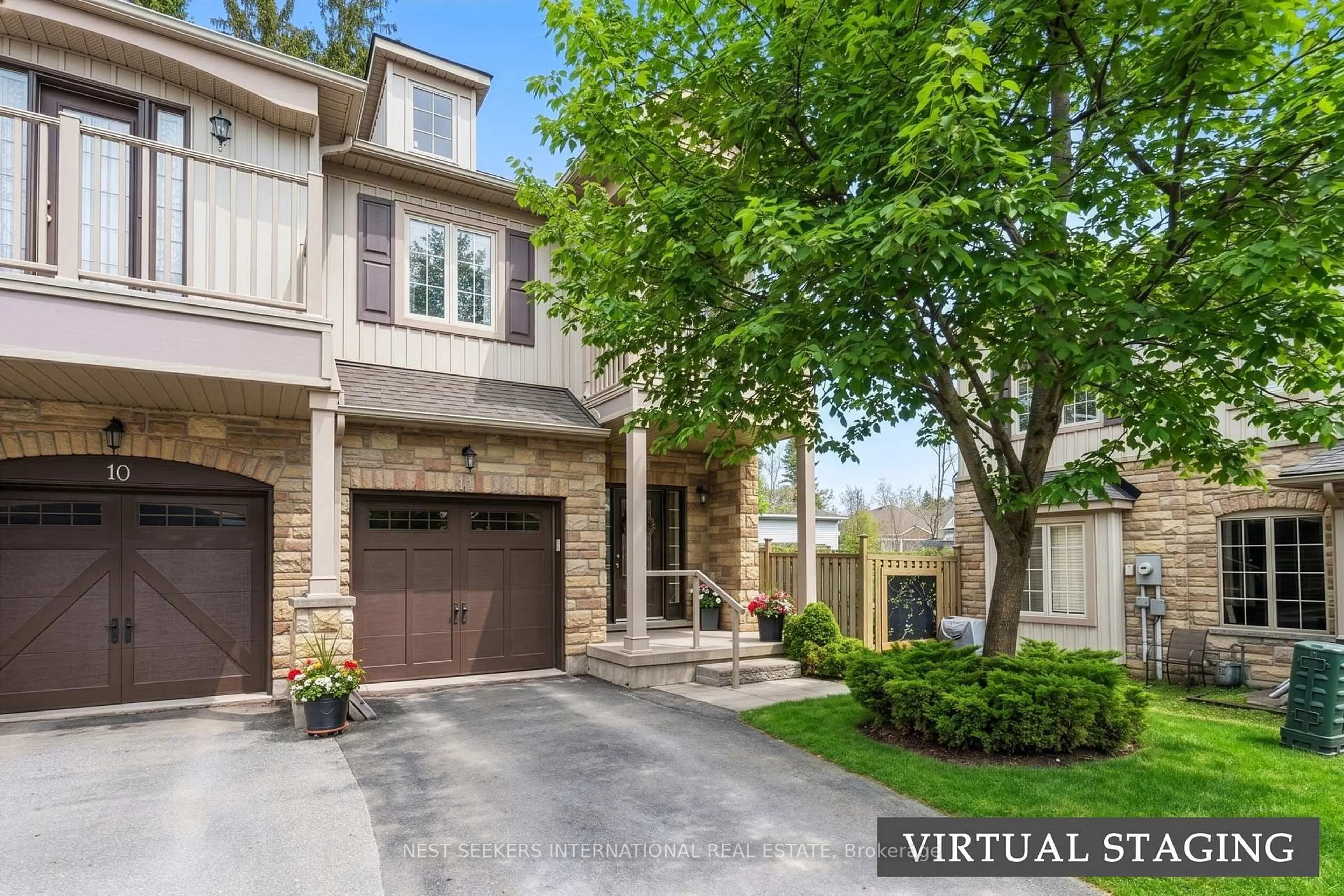 Home with brick exterior material, street for 188 Coldwater Rd #11, Orillia Ontario L3V 3L9