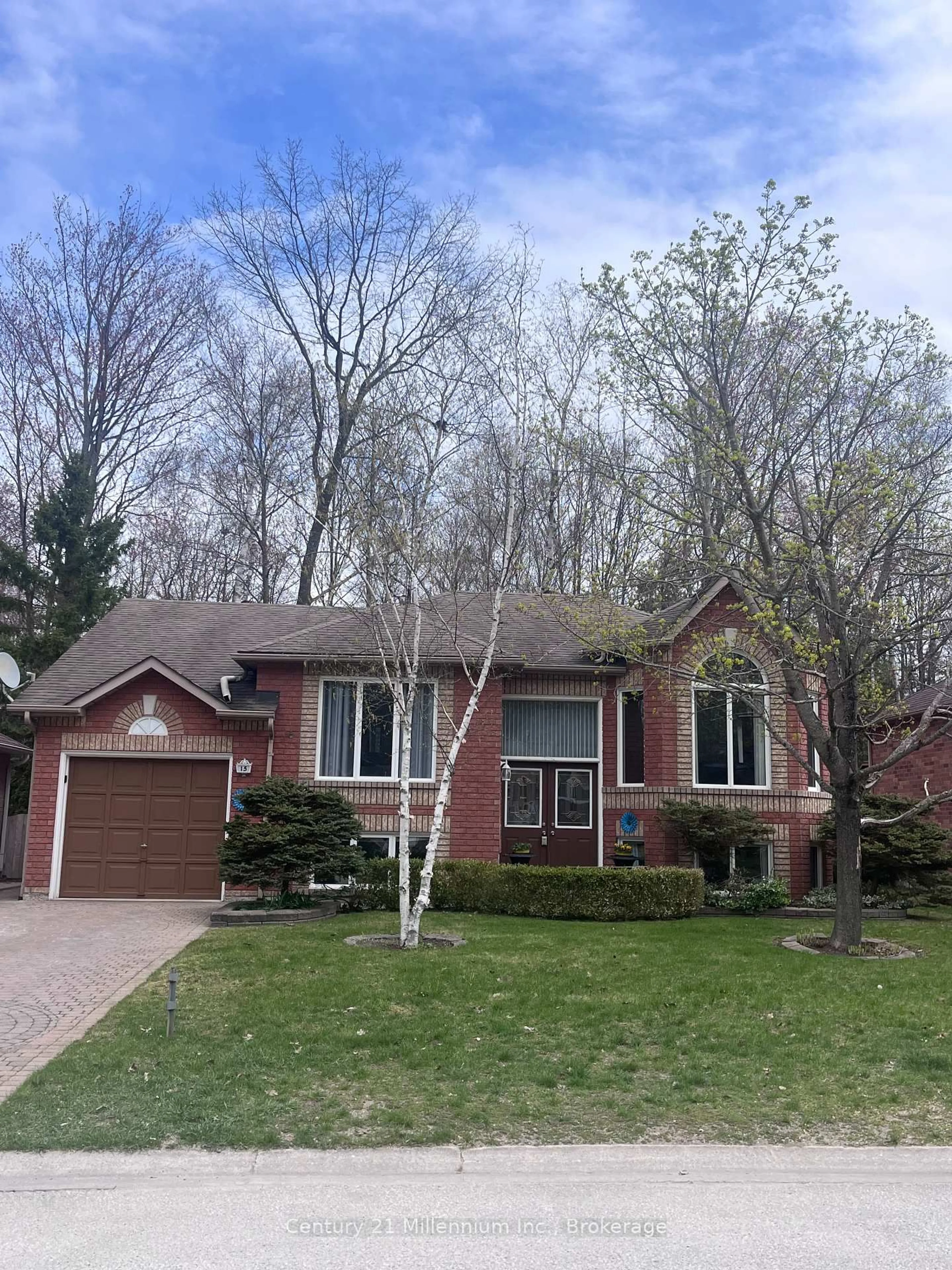 Home with brick exterior material, street for 15 Brillinger Dr, Wasaga Beach Ontario L9Z 1L4