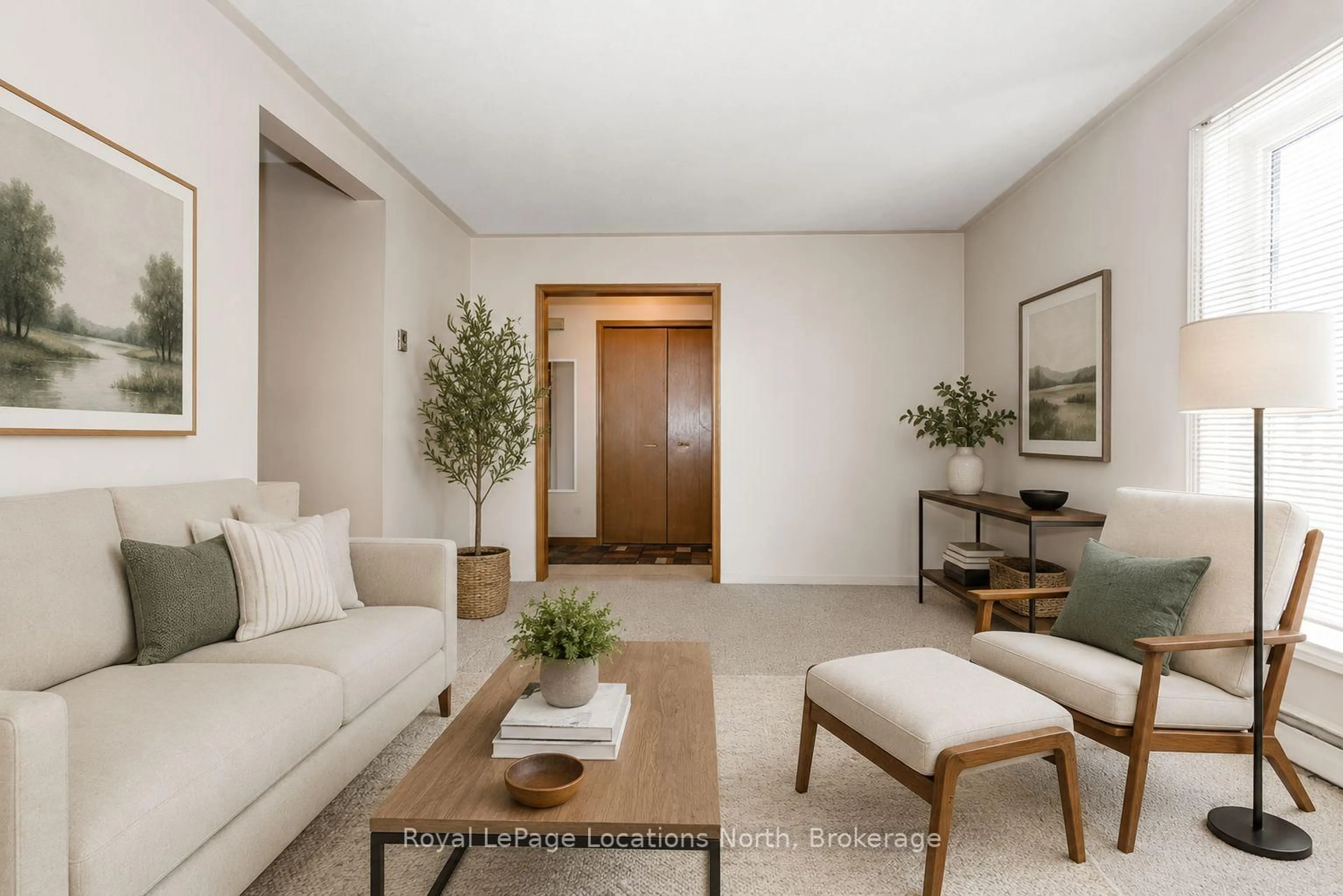 Living room with furniture, unknown for 4 Shaw St, Springwater Ontario L0L 1P0