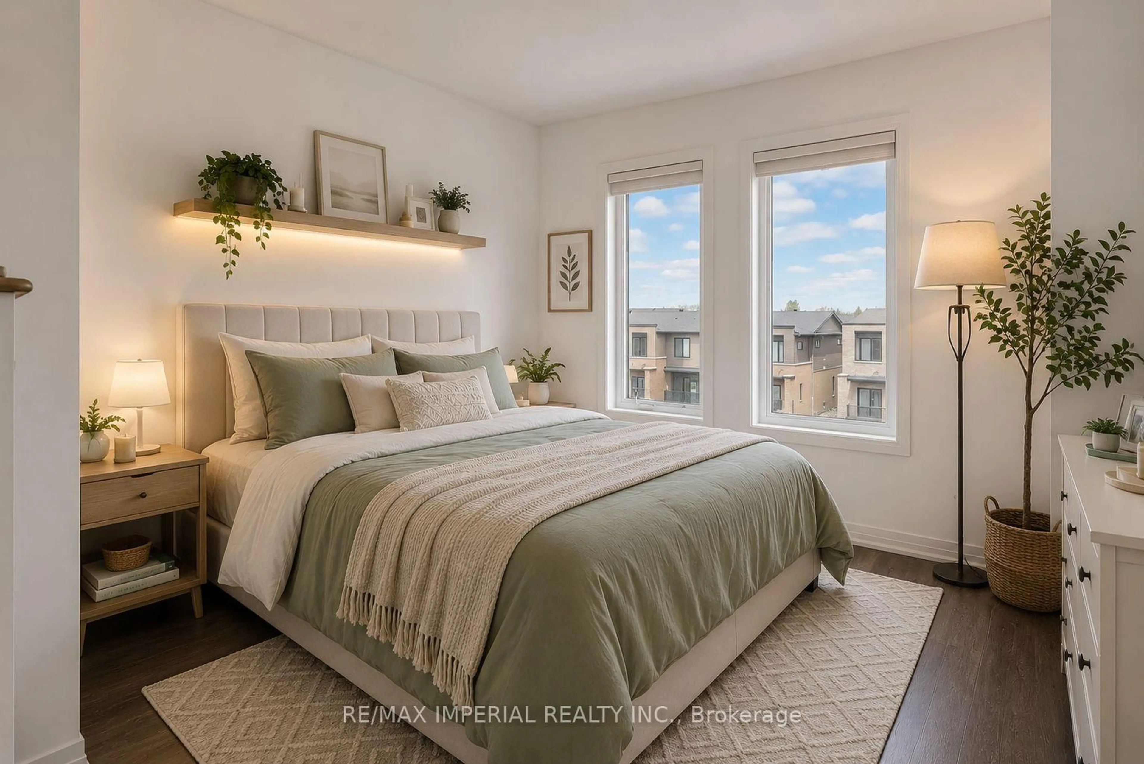 Bedroom with bed, unknown for 61 Fairlane Ave, Barrie Ontario L9J 0N1