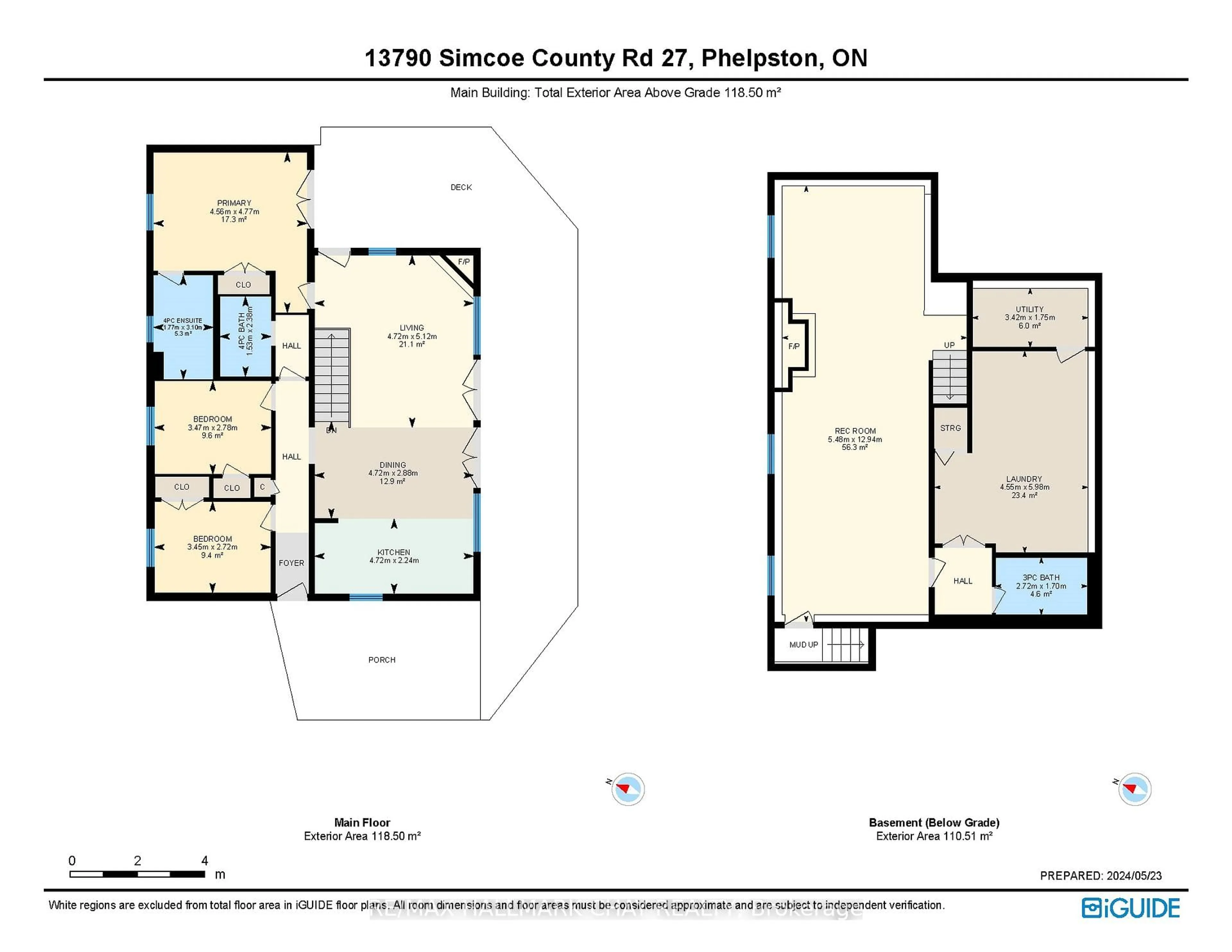 Floor plan for 13790 County 27 Rd, Springwater Ontario L0L 2K0
