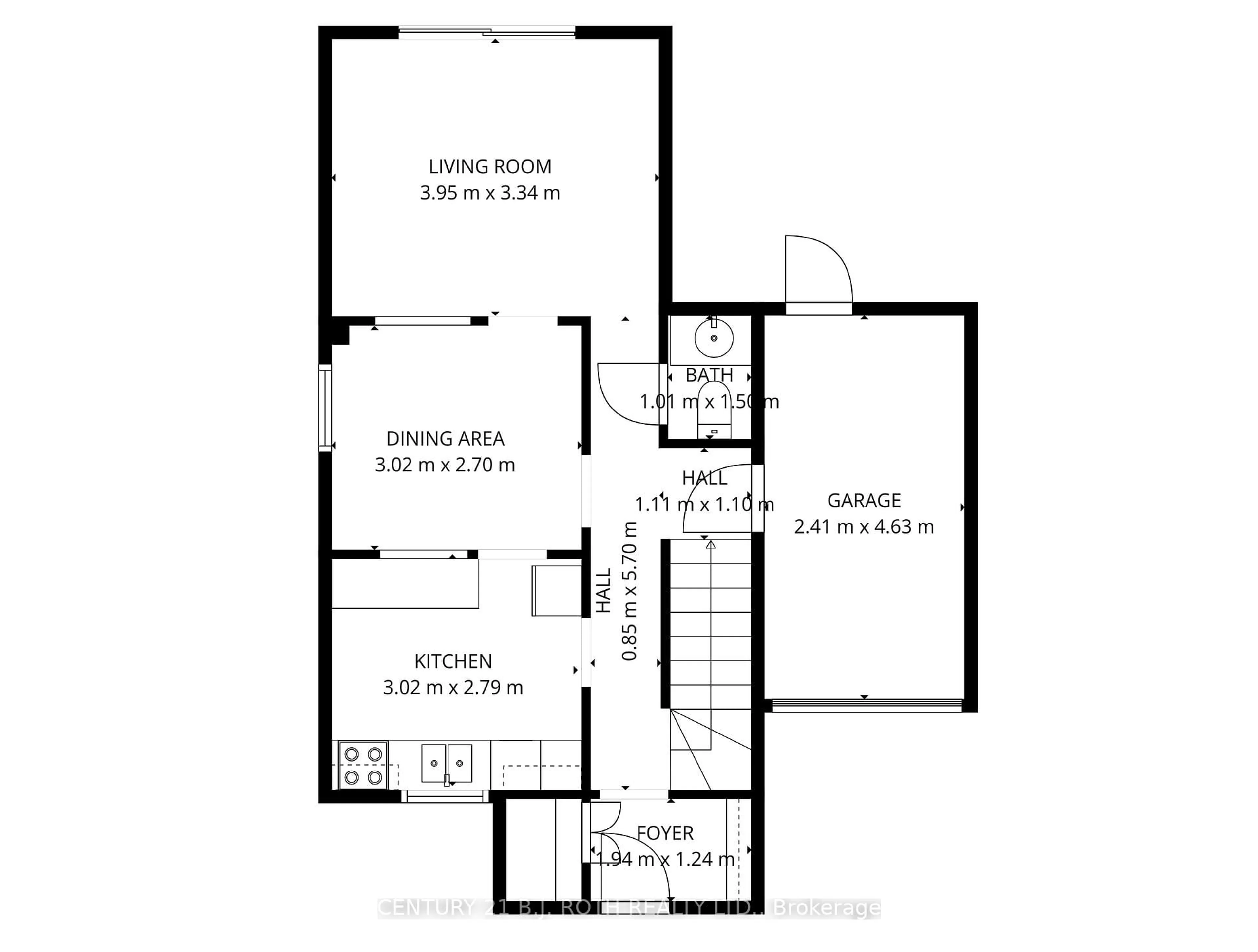 Floor plan for 109 Elizabeth St, Barrie Ontario L4N 6P2