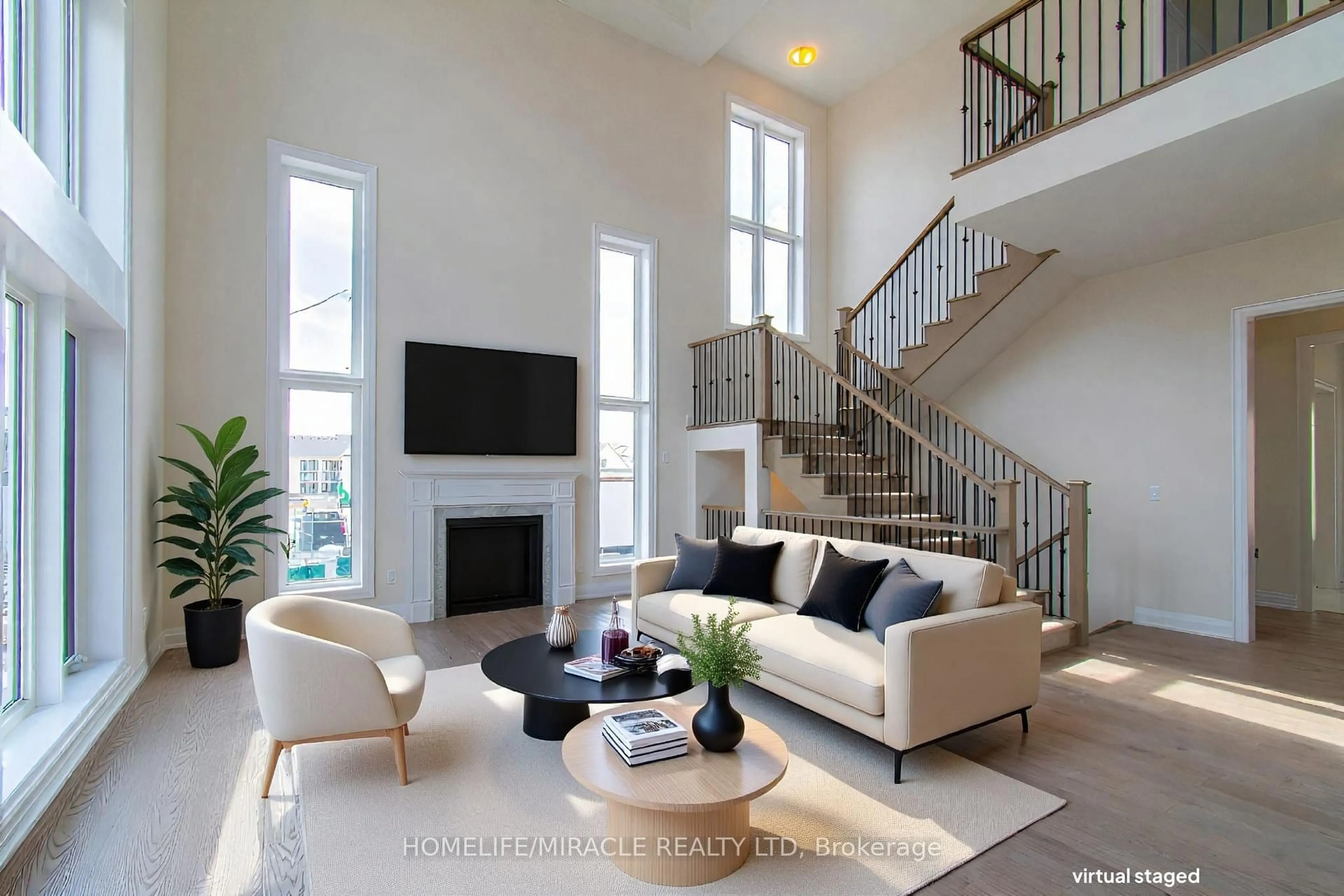 Living room with furniture, unknown for 21 Pearsall Pl, Oro-Medonte Ontario L0L 2L0