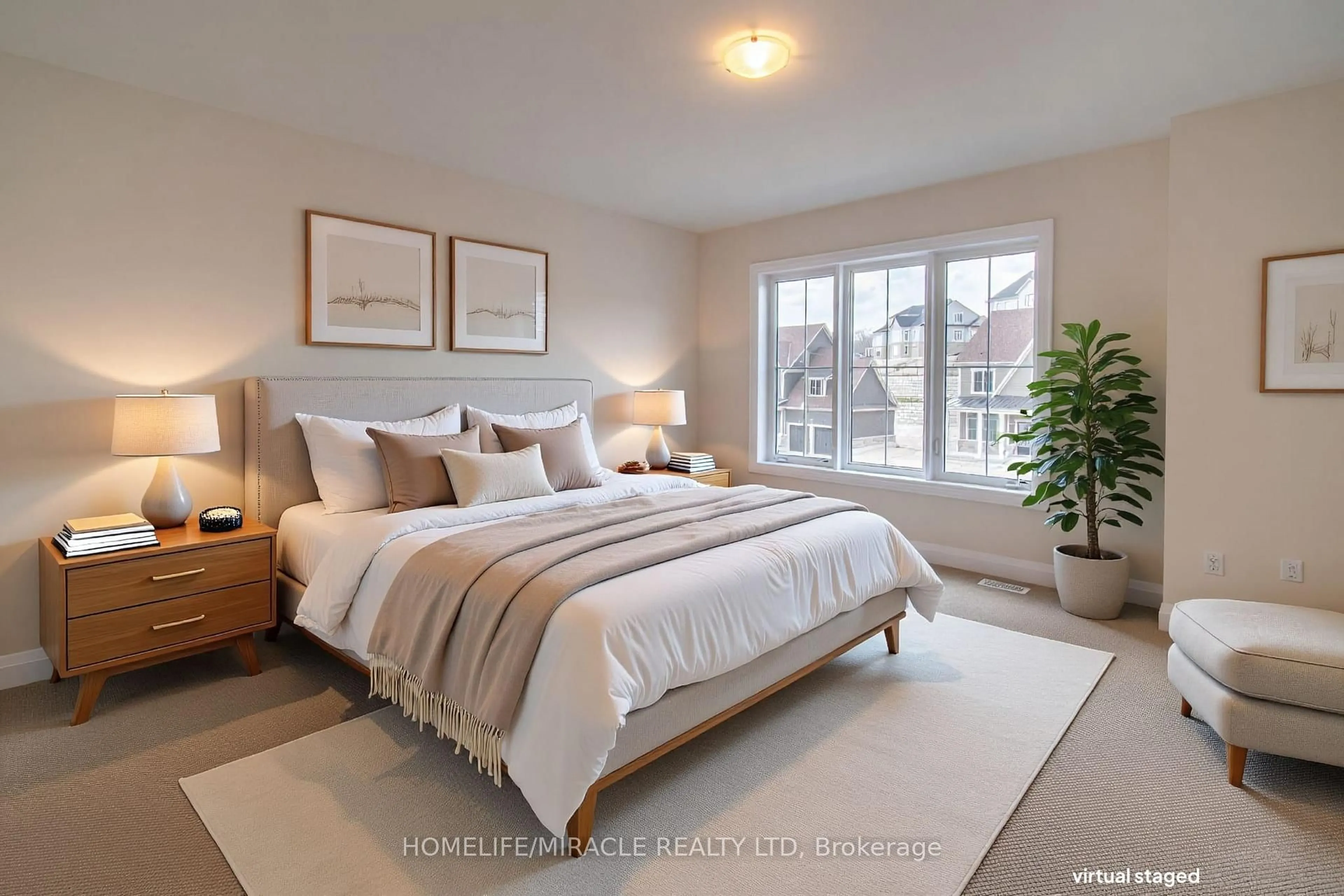 Bedroom with bed, unknown for 21 Pearsall Pl, Oro-Medonte Ontario L0L 2L0