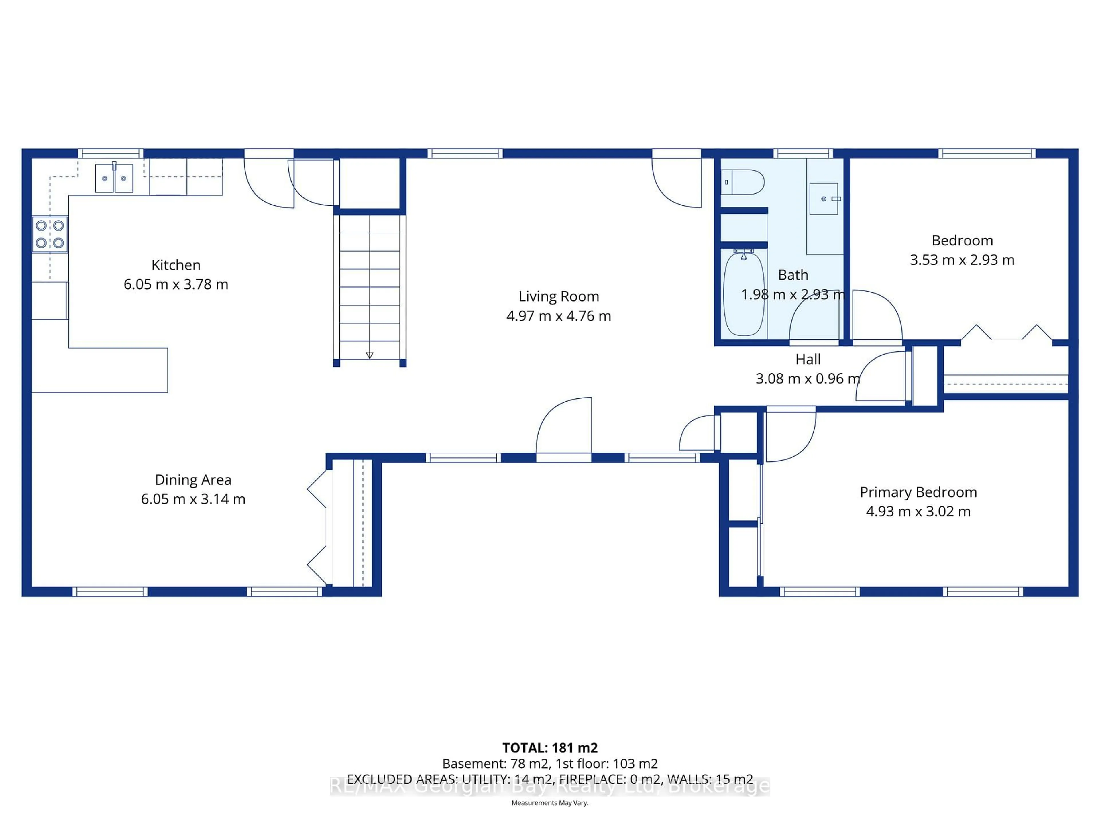 Floor plan for 90 Farlain Lake Rd, Tiny Ontario L9M 0B9