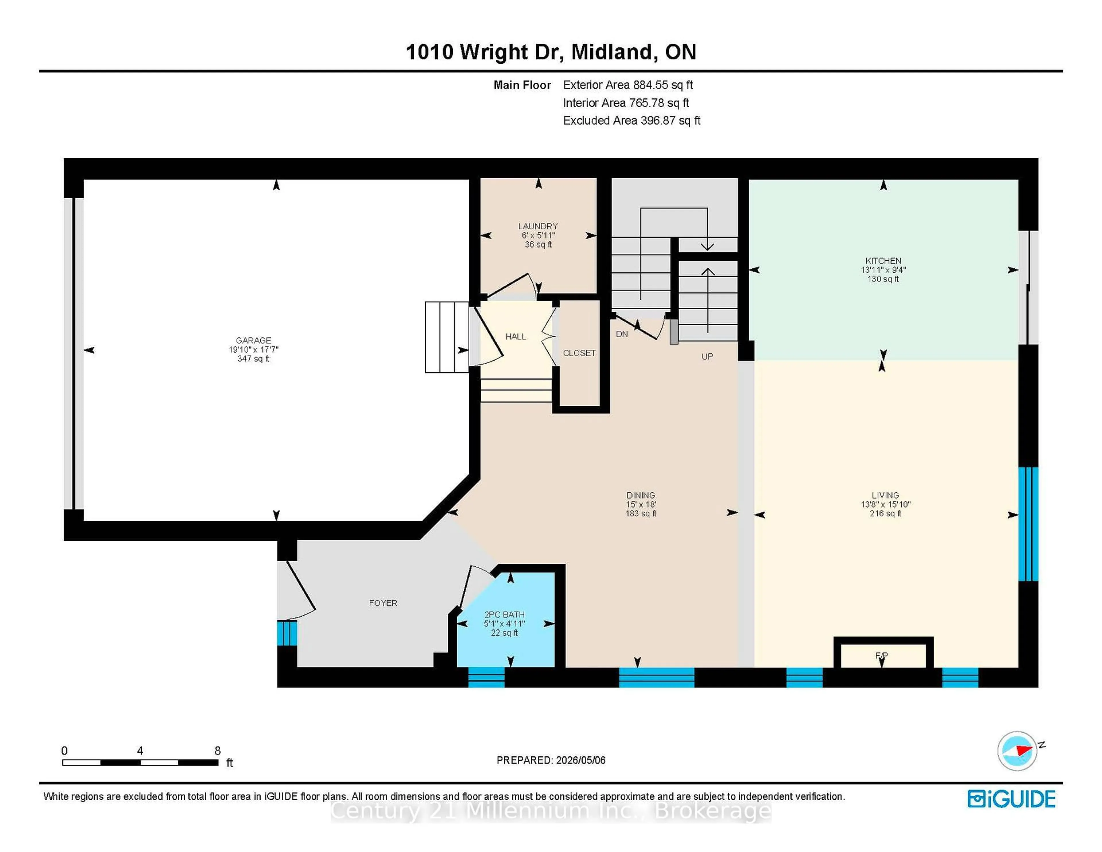 Floor plan for 1010 Wright Dr, Midland Ontario L4R 0E4