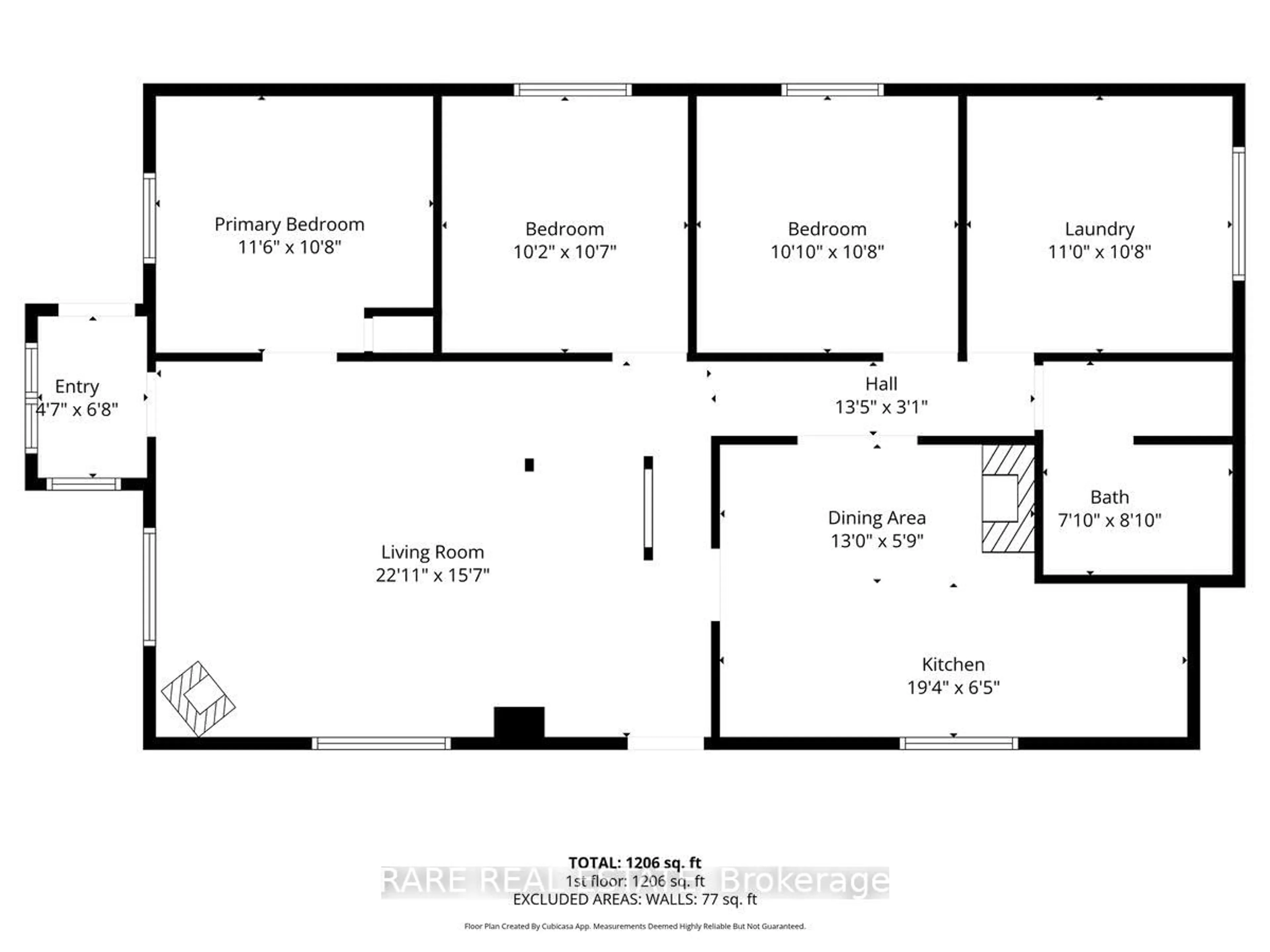 Floor plan for 22 Balsam St, Tiny Ontario L0L 1P1