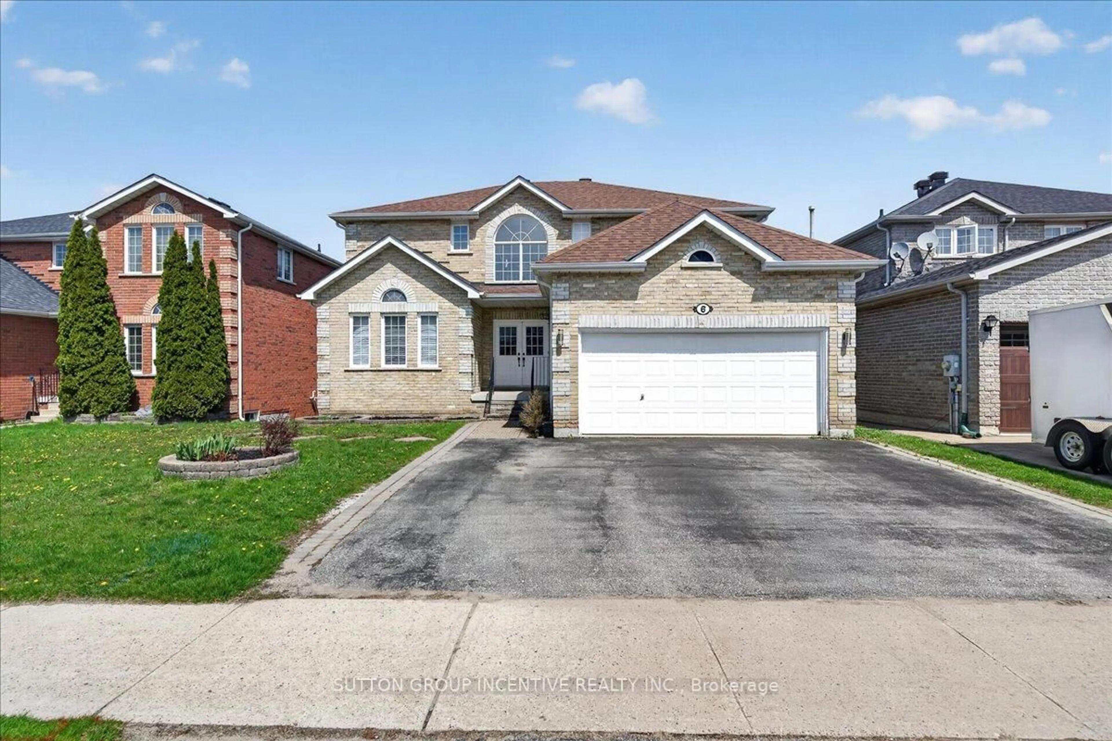 Home with brick exterior material, street for 6 Silvercreek Cres, Barrie Ontario L4N 0Z8