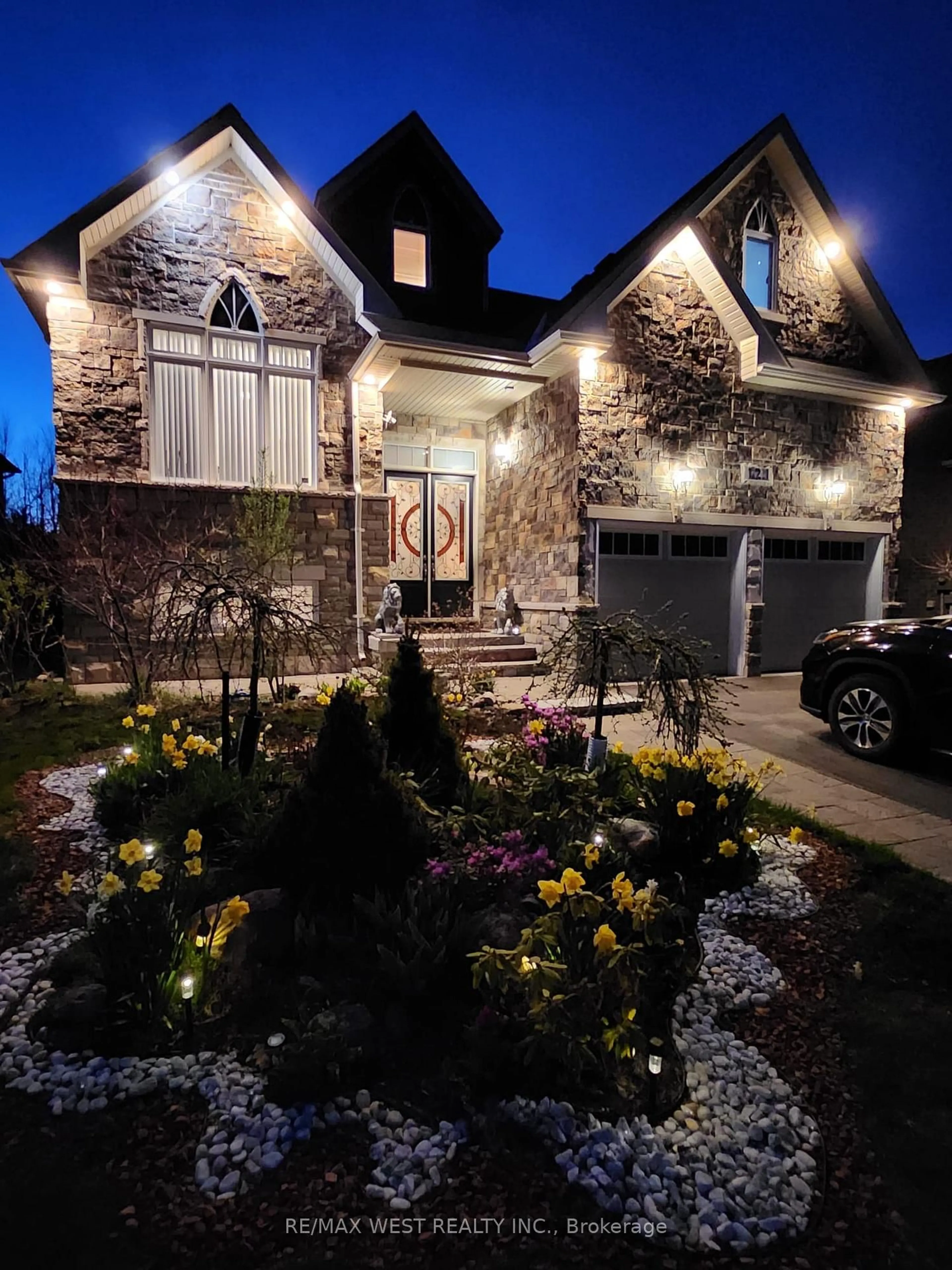 Home with brick exterior material, street for 121 Allegra Dr, Wasaga Beach Ontario L9Z 1P2
