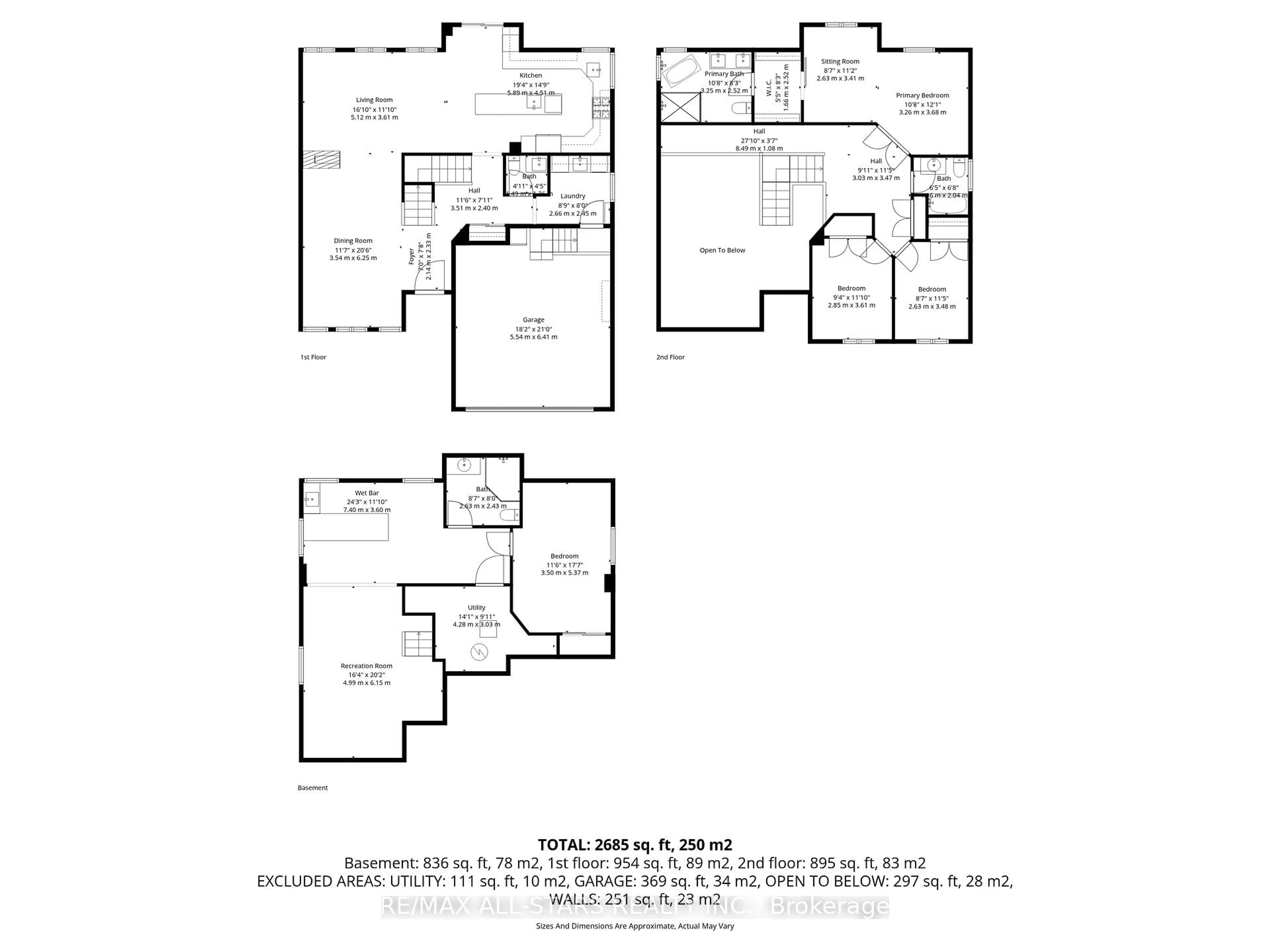 Floor plan for 114 Kingsridge Rd, Barrie Ontario L4N 8K5
