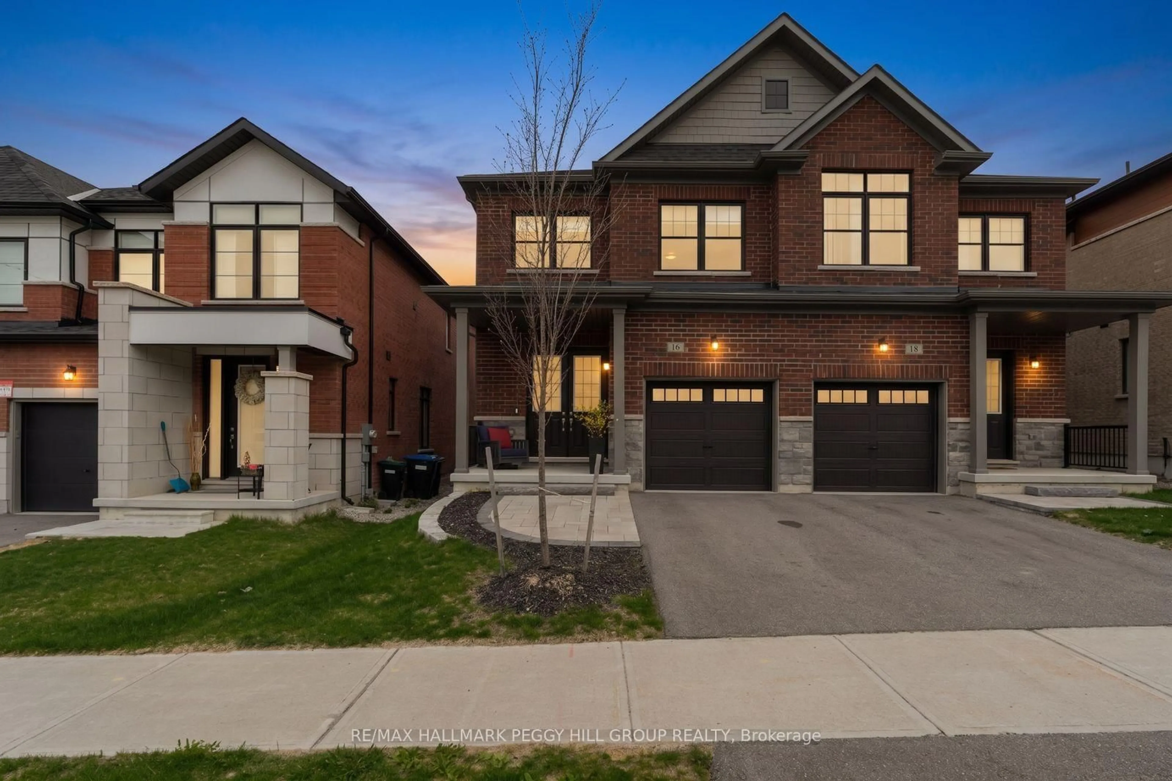 Home with brick exterior material, street for 16 Daffodil Rd, Springwater Ontario L9X 2E3