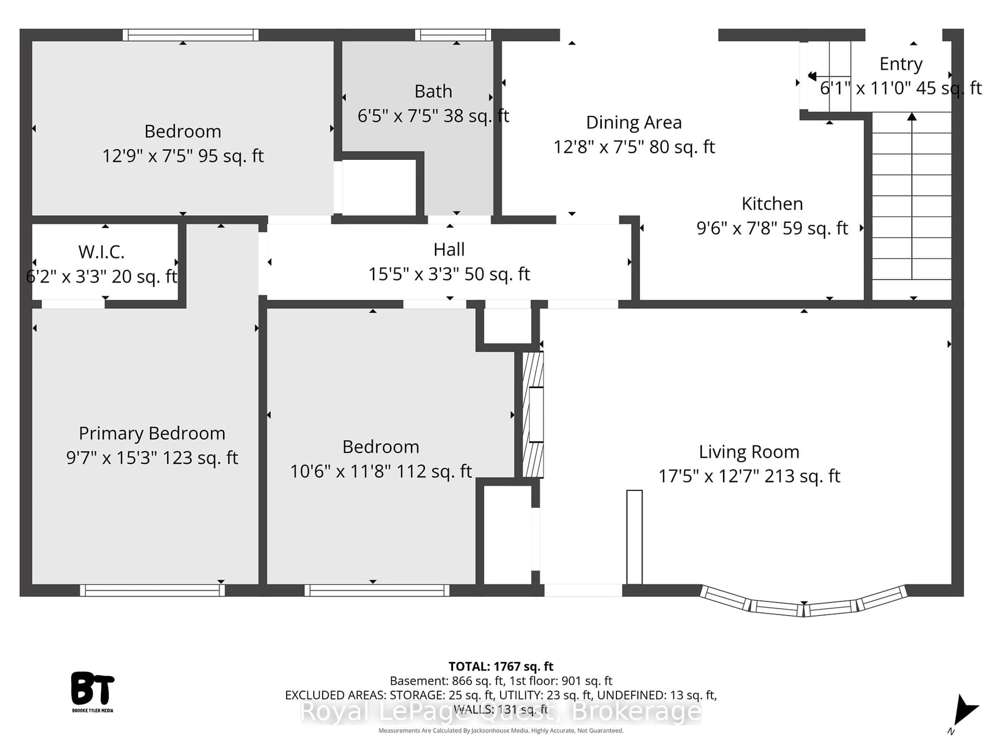 Floor plan for 113 North St, Orillia Ontario L3V 3S7