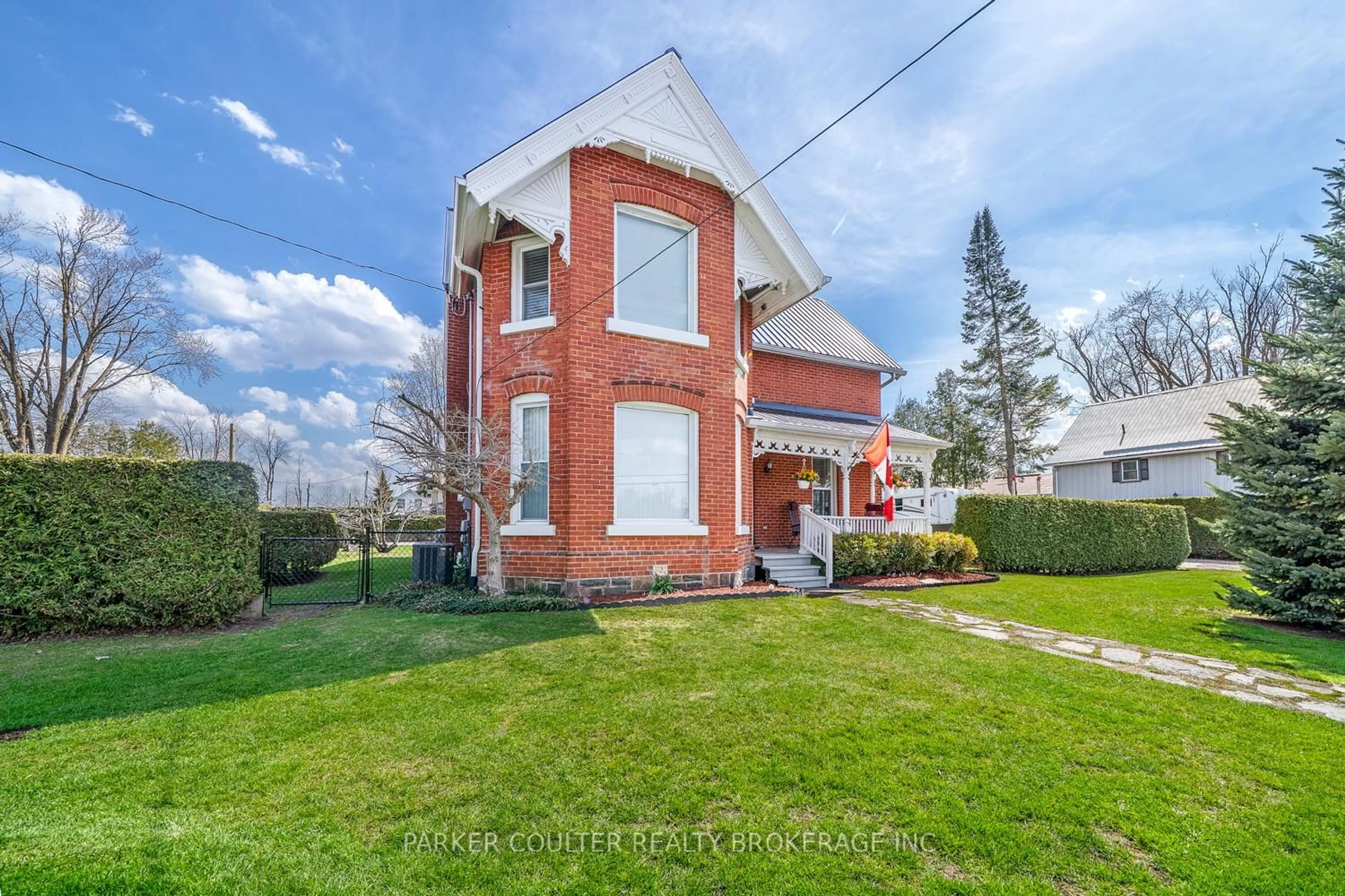Home with brick exterior material, street for 2189 & 2193 Concession 4 Rd, Ramara Ontario L0K 1B0
