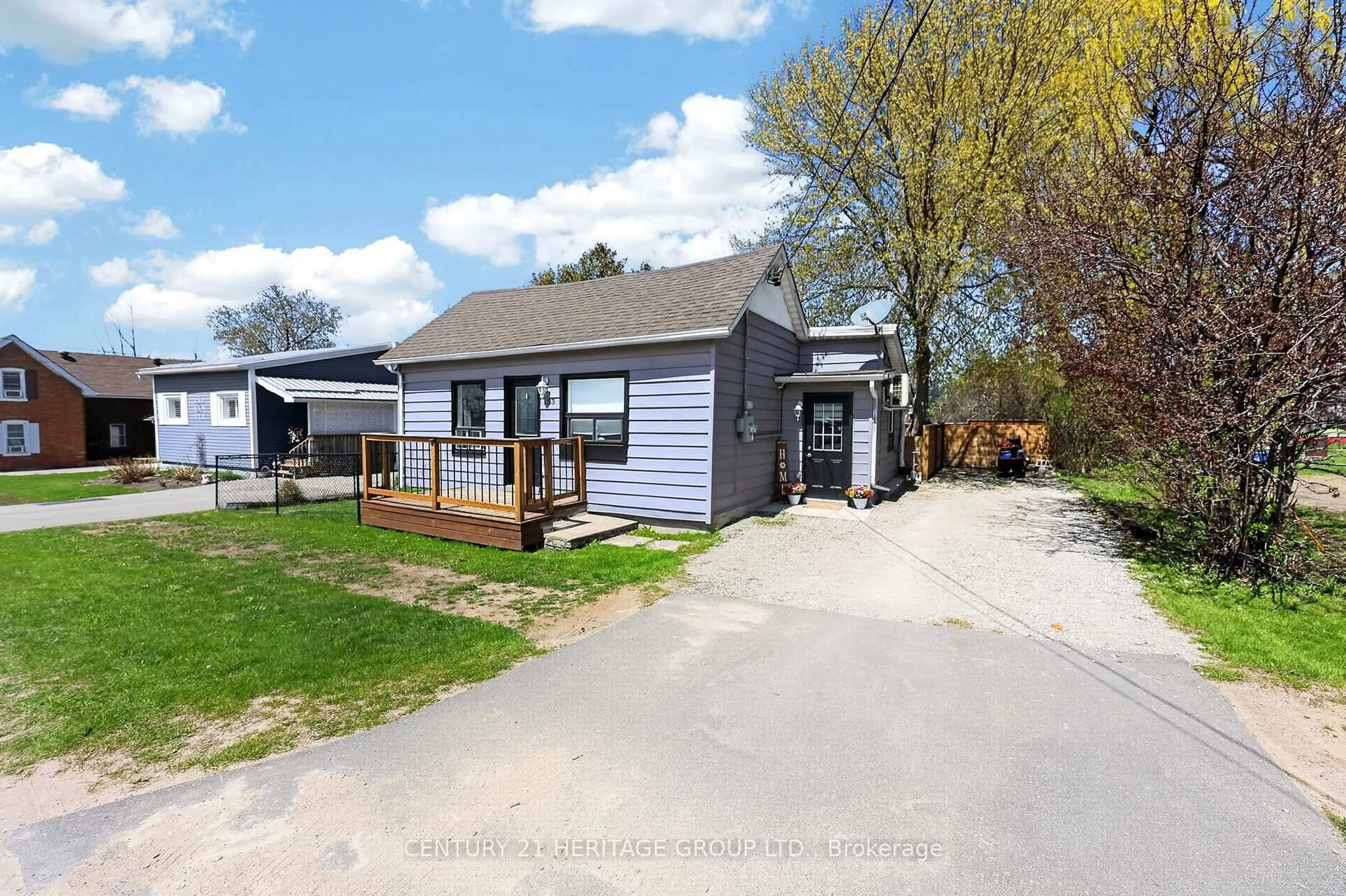 A pic from outside/outdoor area/front of a property/back of a property/a pic from drone, street for 153 Veterans Lane, Tay Ontario L0K 2A0