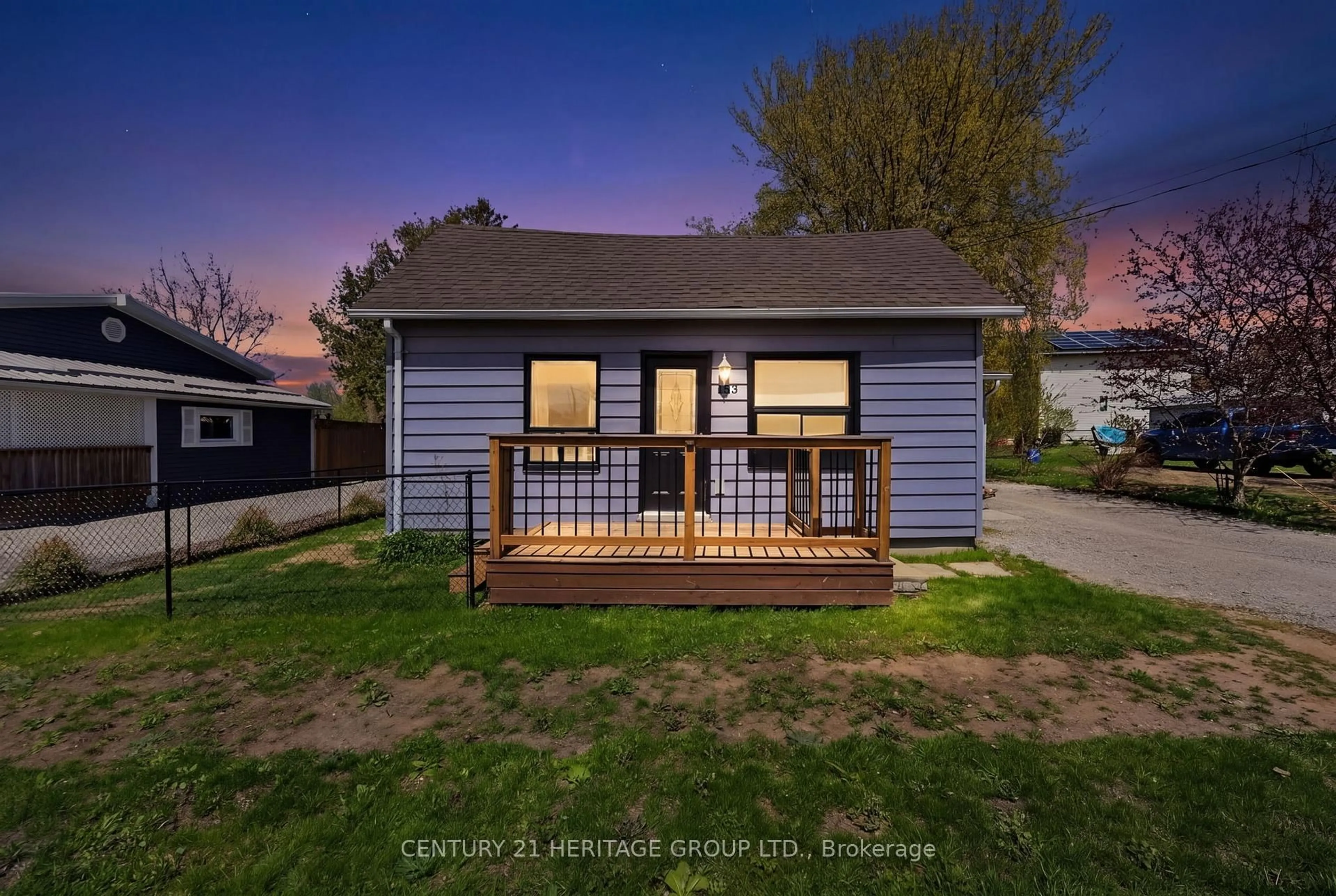 A pic from outside/outdoor area/front of a property/back of a property/a pic from drone, street for 153 Veterans Lane, Tay Ontario L0K 2A0