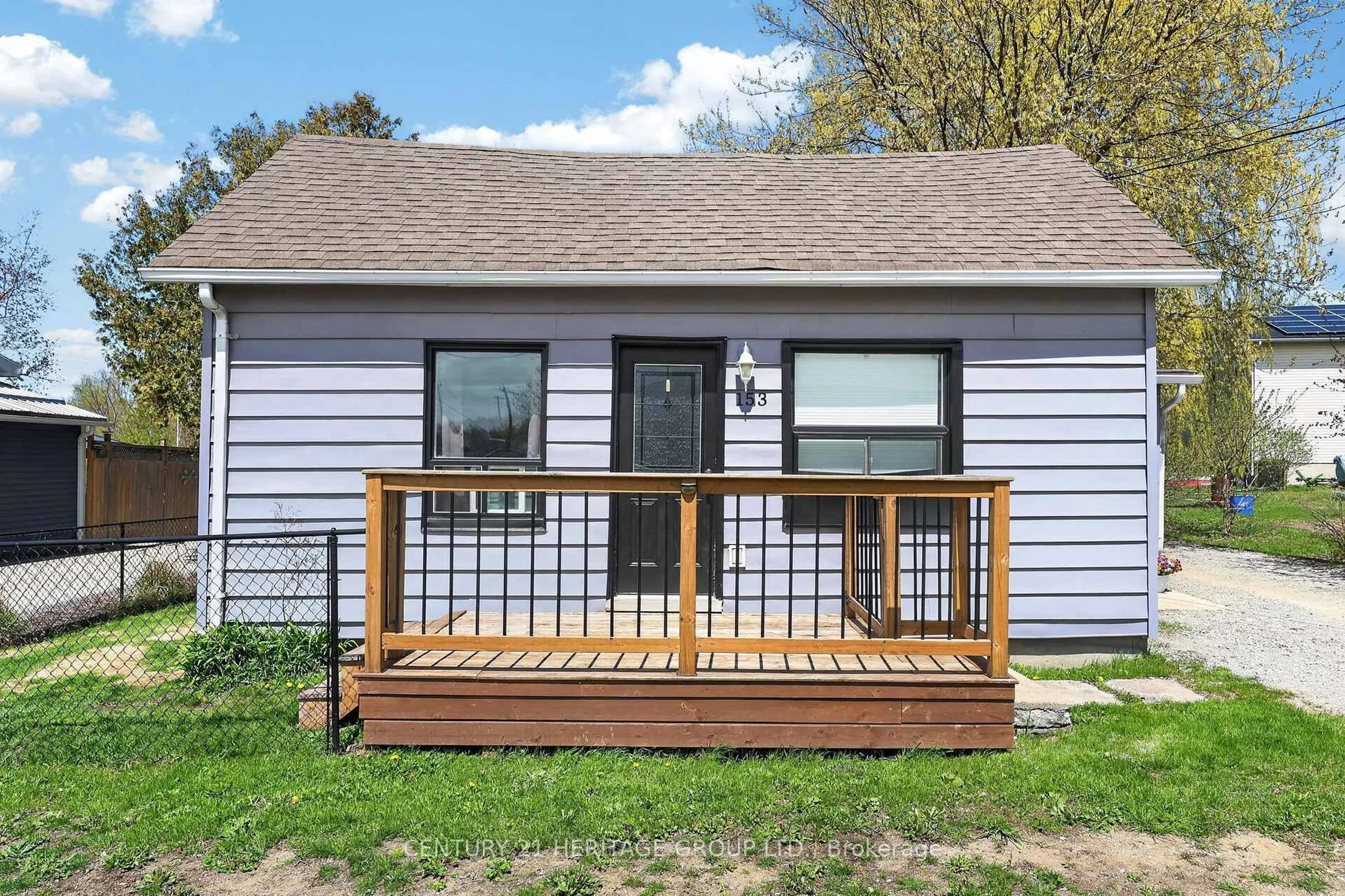 Home with vinyl exterior material, street for 153 Veterans Lane, Tay Ontario L0K 2A0