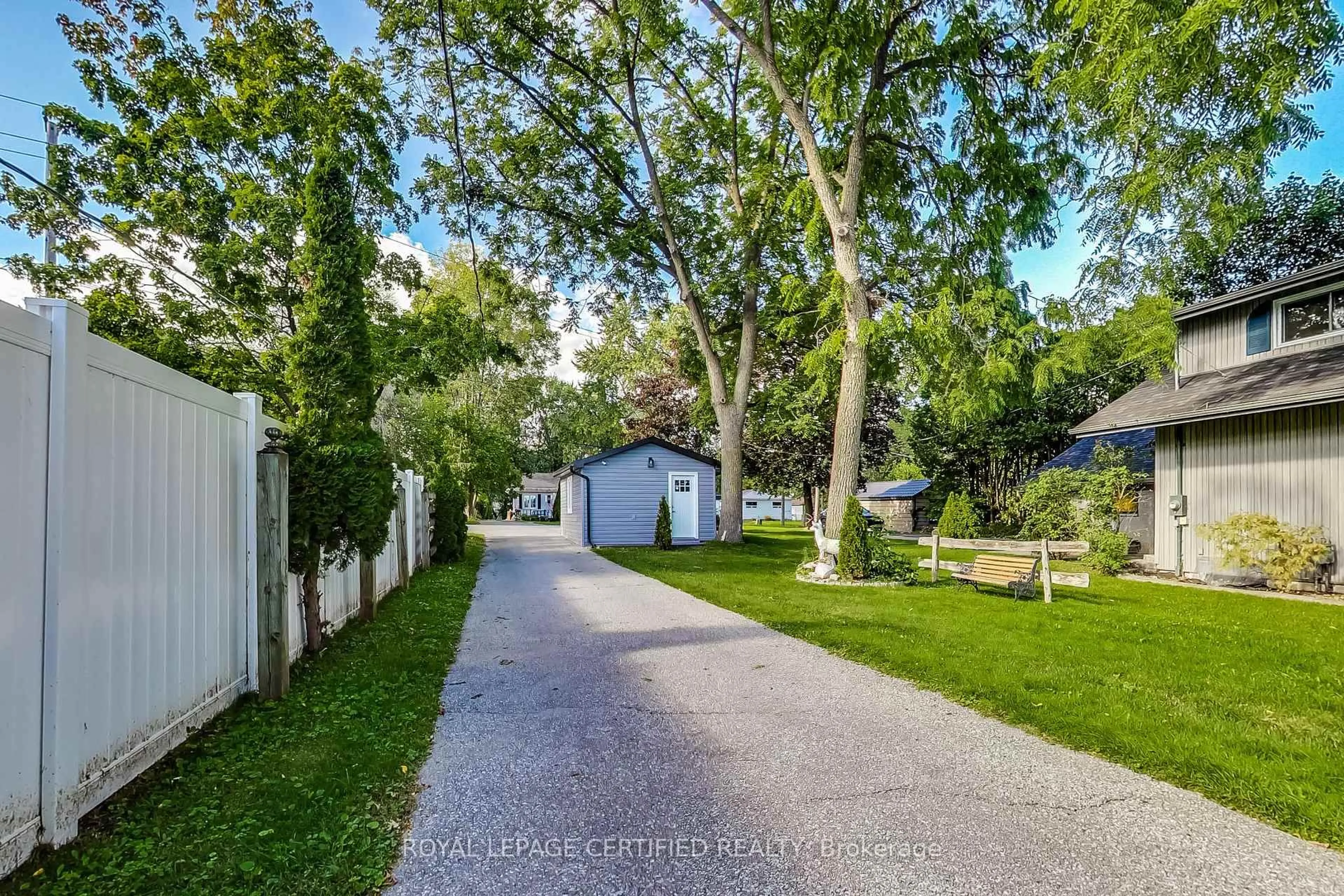 A pic from outside/outdoor area/front of a property/back of a property/a pic from drone, street for 69 Olive Cres, Orillia Ontario L3V 1E9