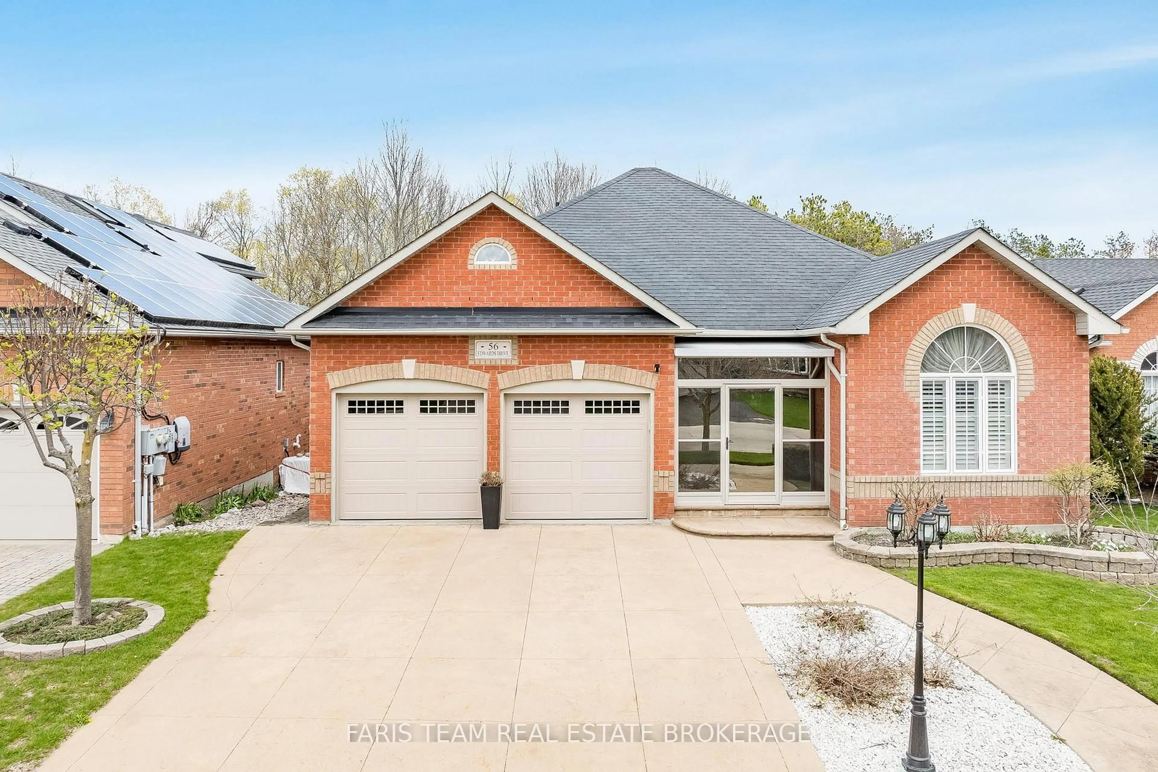 Home with brick exterior material, street for 56 Edwards Dr, Barrie Ontario L4N 9K8