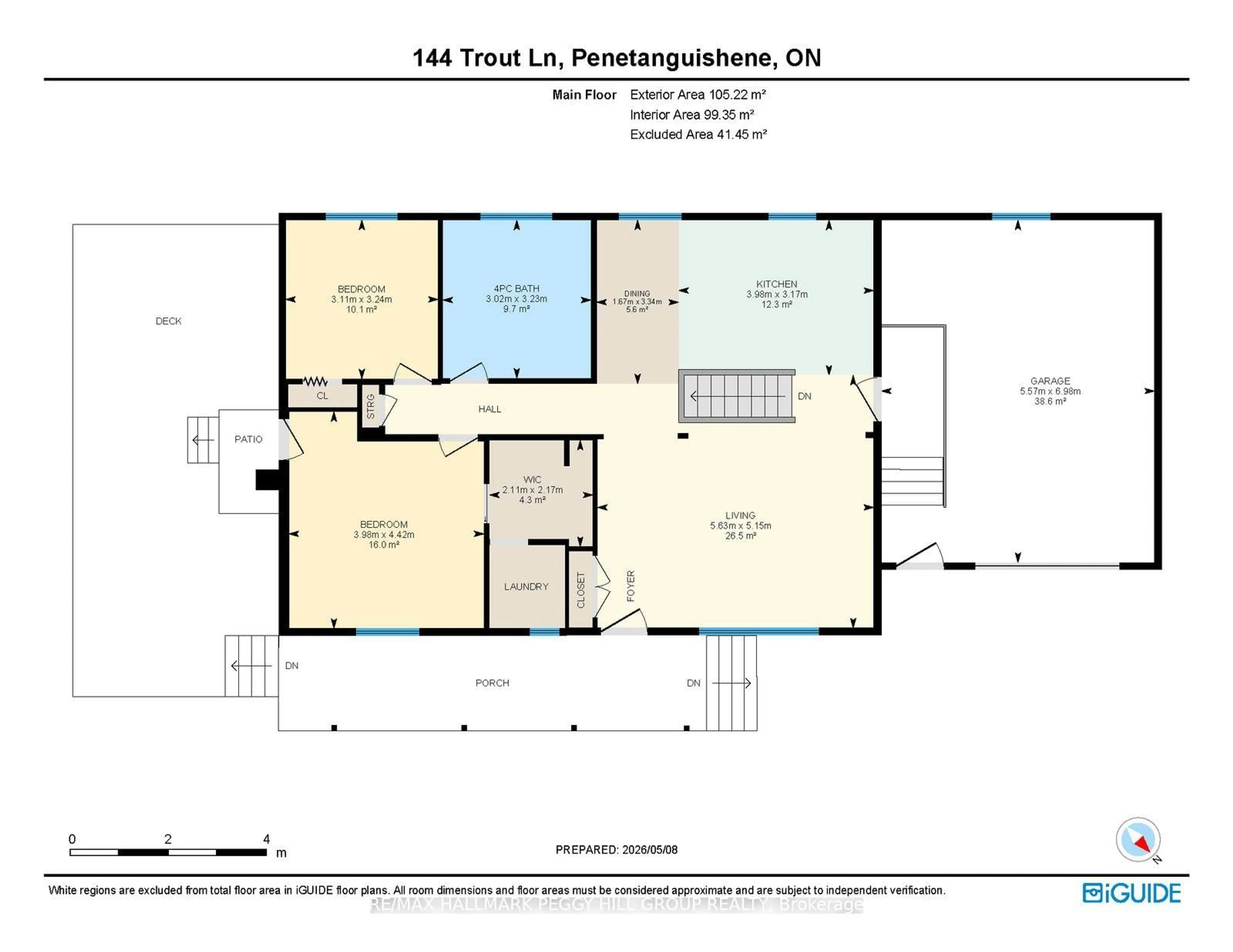 Floor plan for 144 Trout Lane, Tiny Ontario L9M 0J1