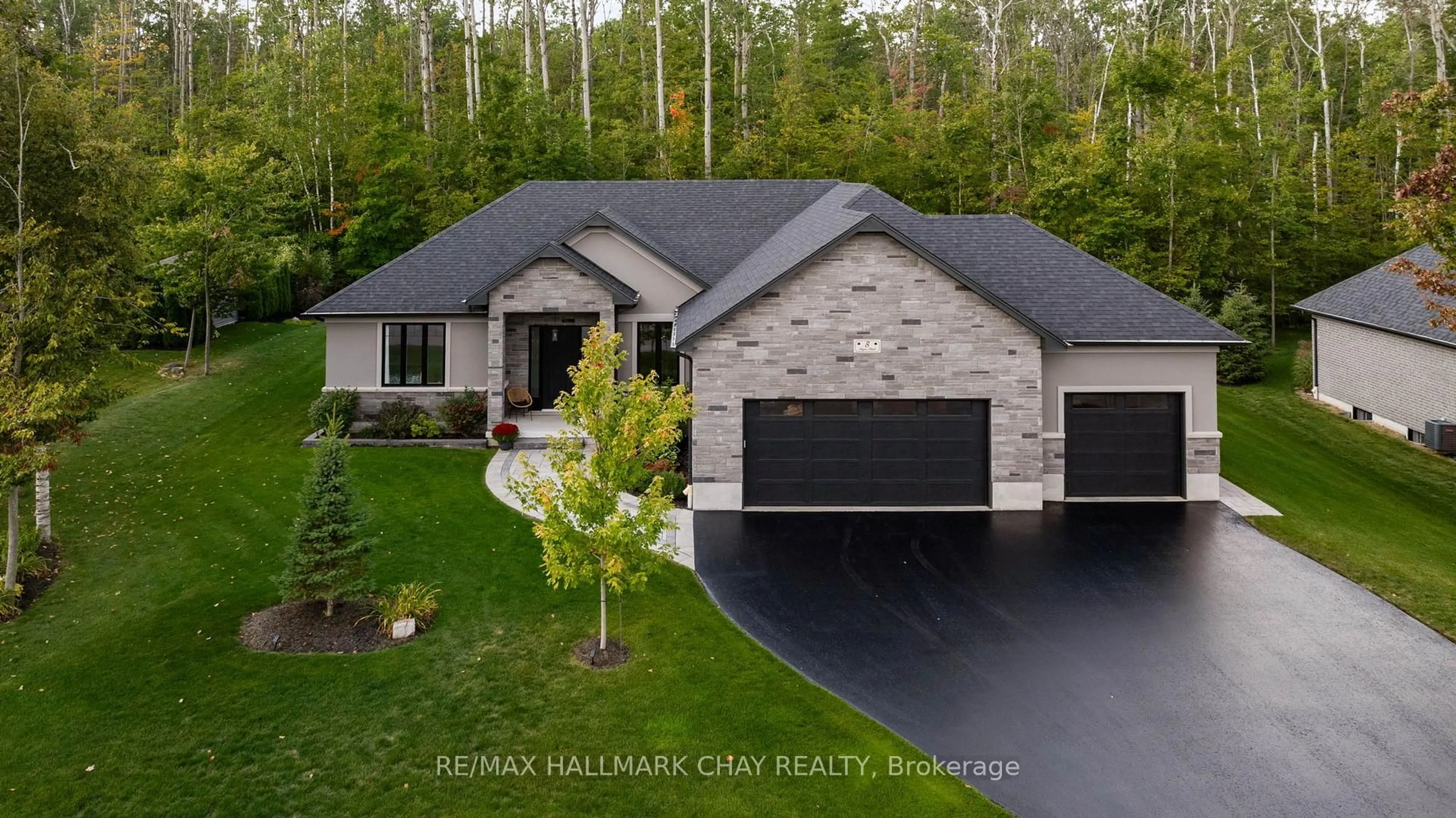 Home with brick exterior material, street for 8 Byers St, Springwater Ontario L9X 2A3