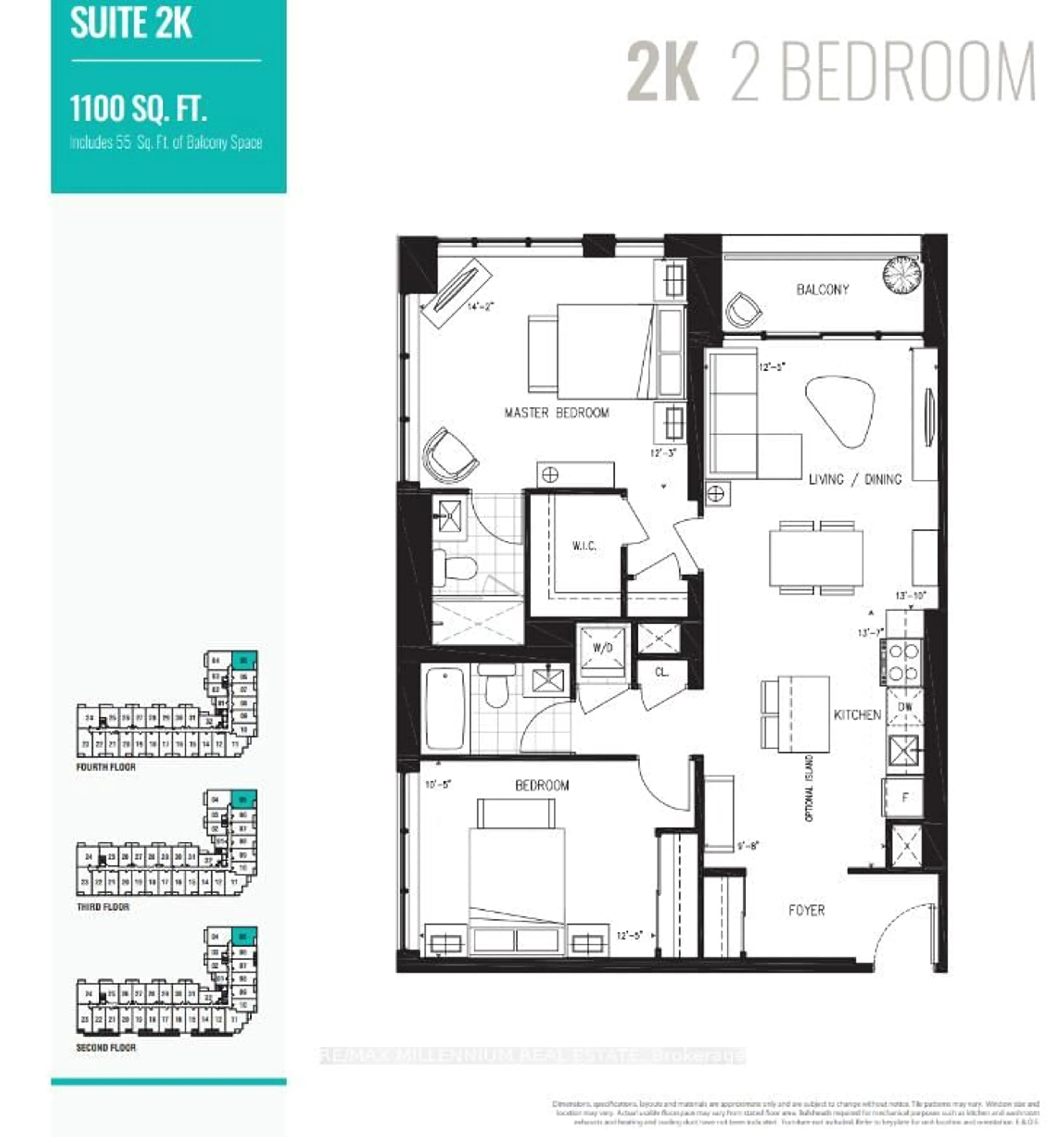 Floor plan for 681 Yonge St #205, Barrie Ontario L9J 0K1