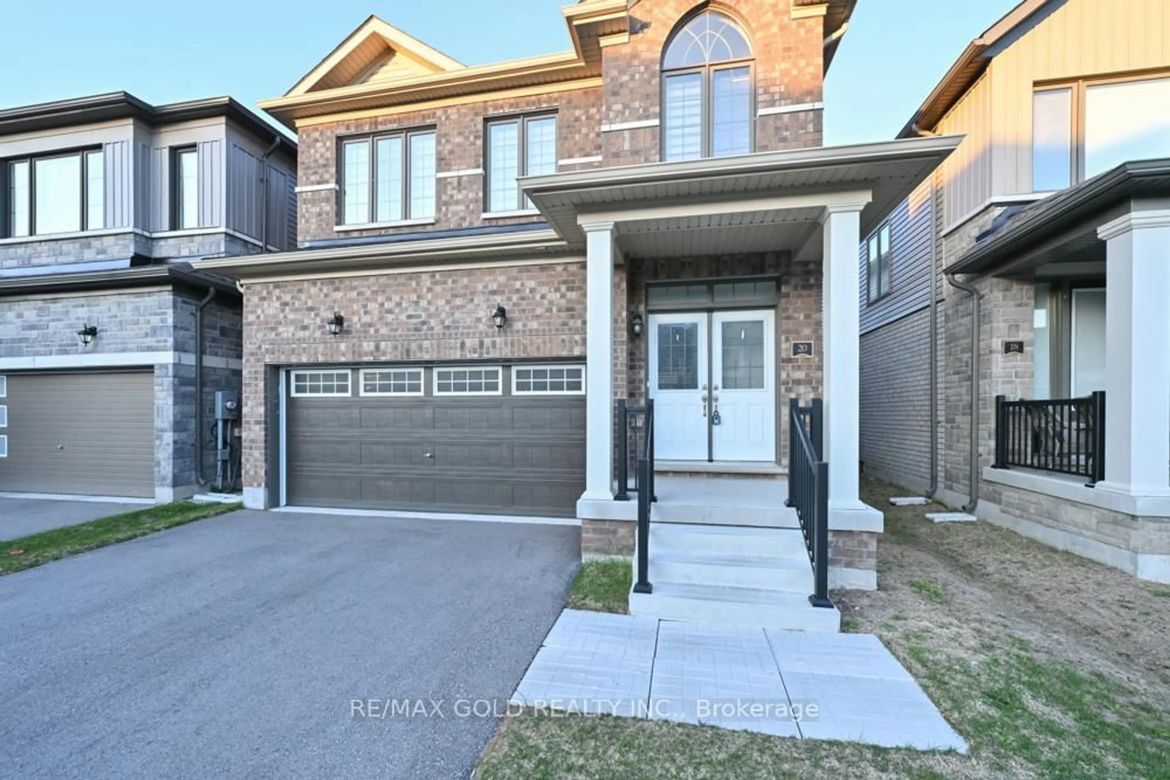 Home with brick exterior material, street for 20 Tamworth Terr, Barrie Ontario L9J 0W5