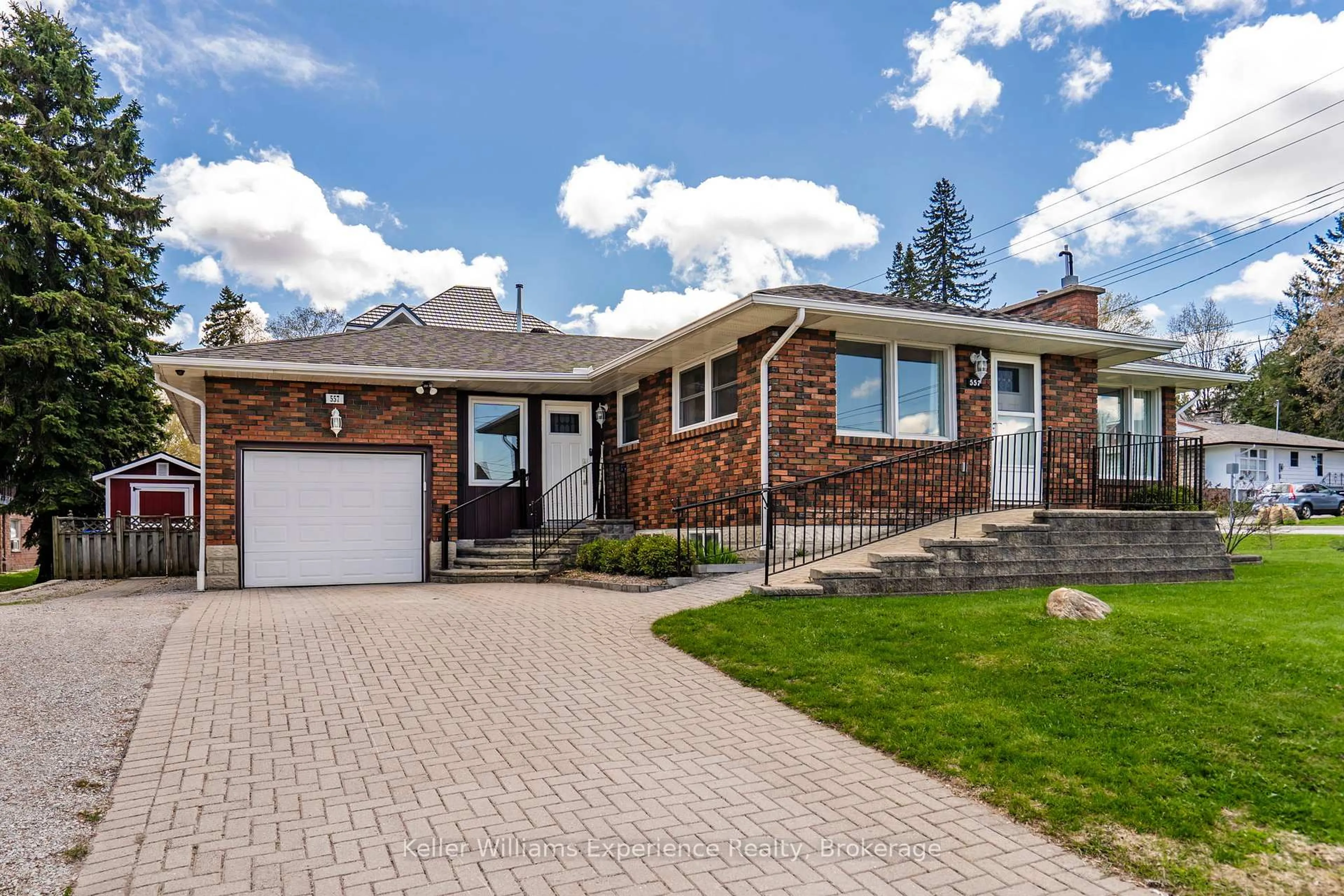 Home with brick exterior material, street for 557 Hugel Ave, Midland Ontario L4R 1W1