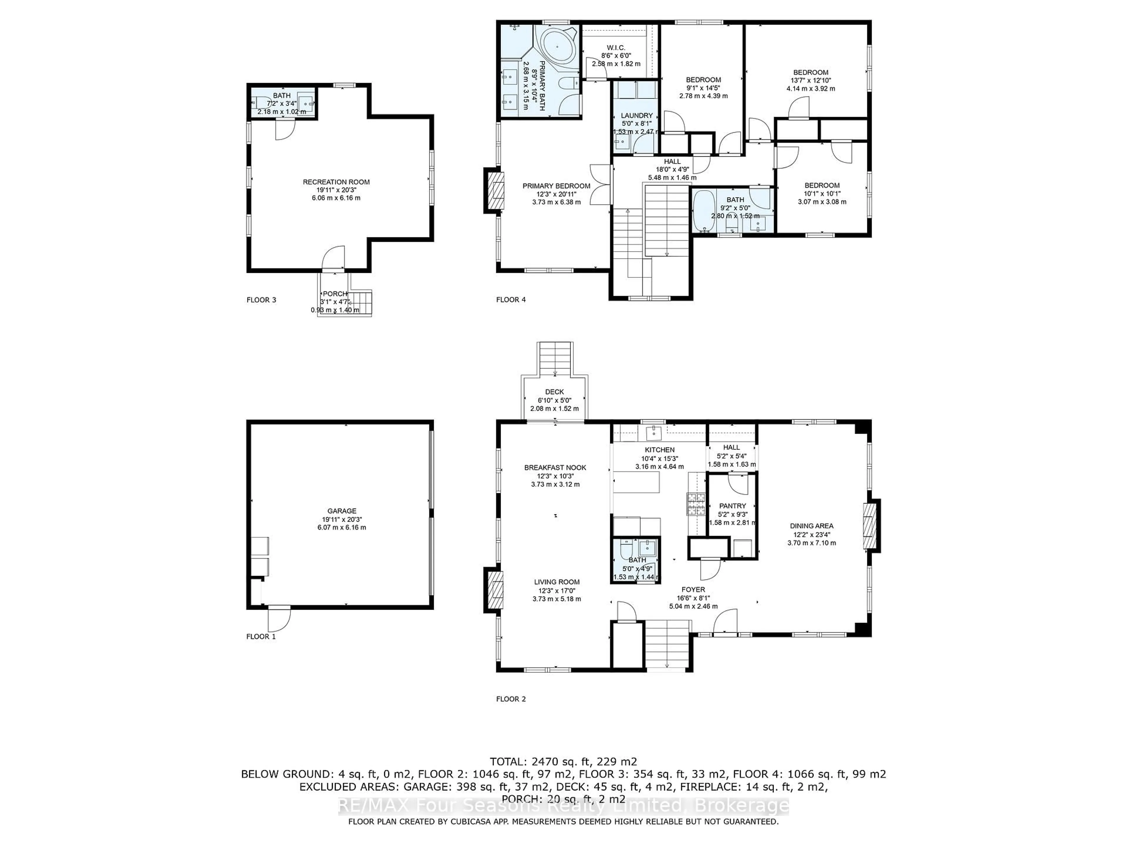 Floor plan for 46 Francis St, Clearview Ontario L0M 1G0