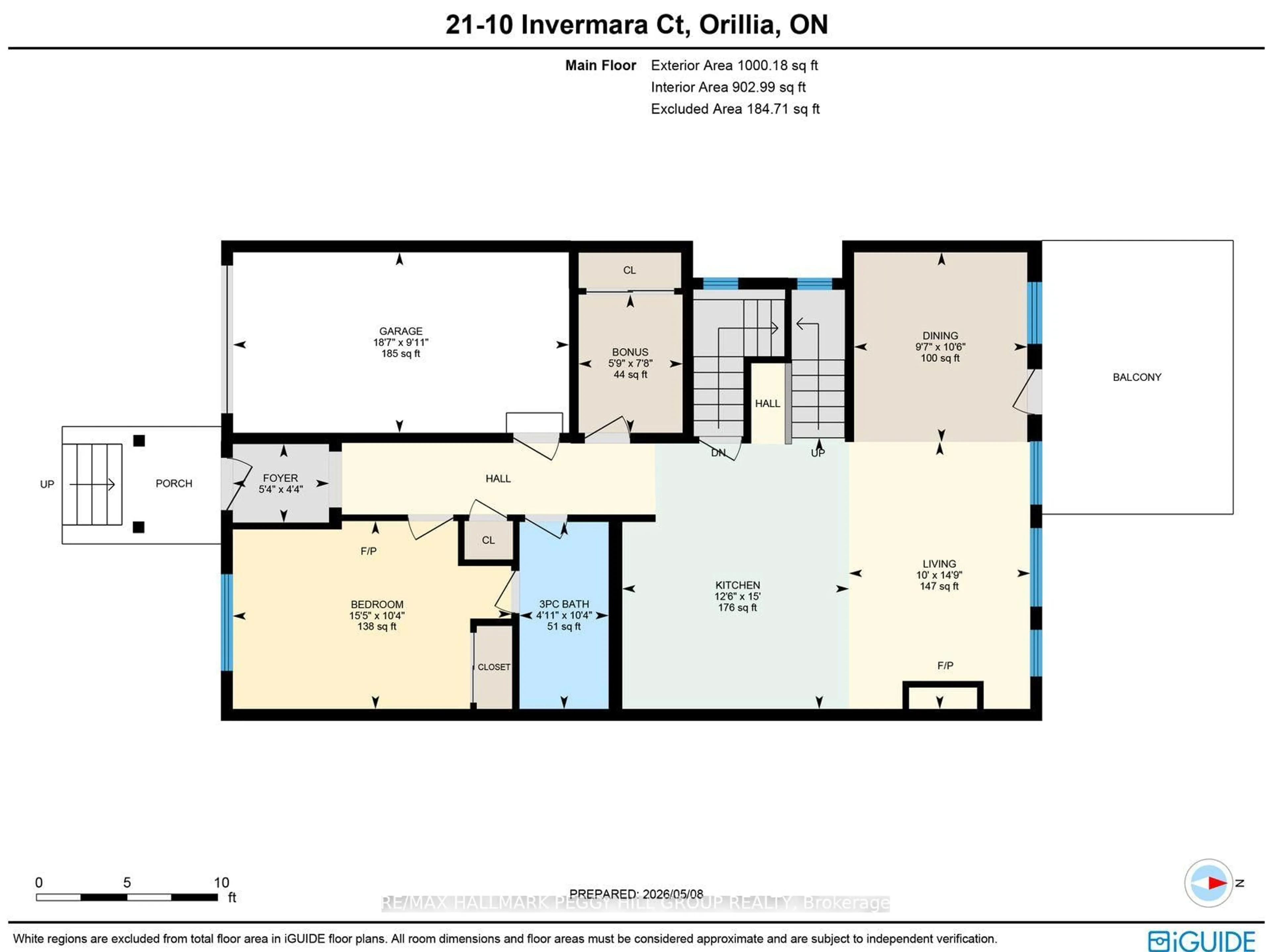 Floor plan for 10 Invermara Crt #21, Orillia Ontario L3V 0B7