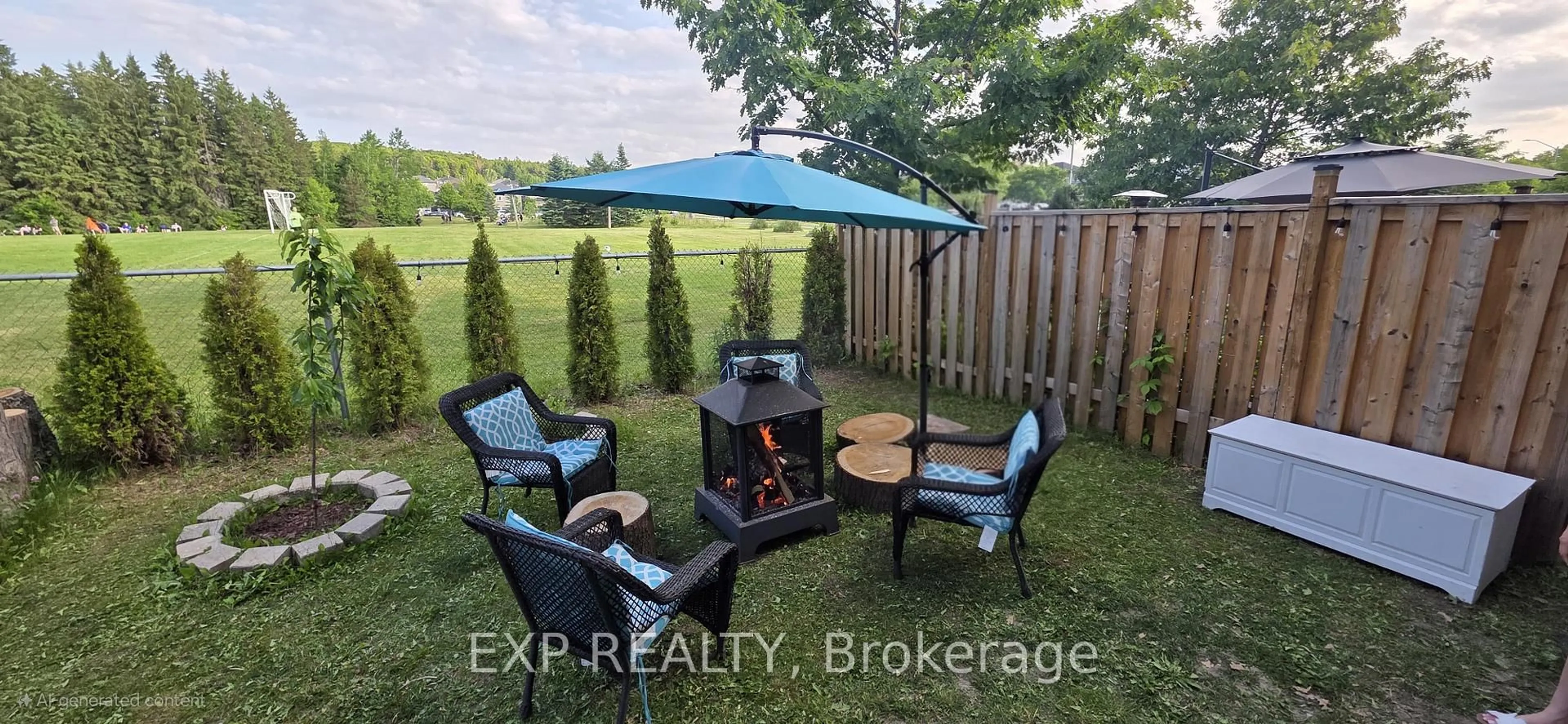 Patio, water/lake/river/ocean view for 41 Deneb St, Barrie Ontario L4M 0K6